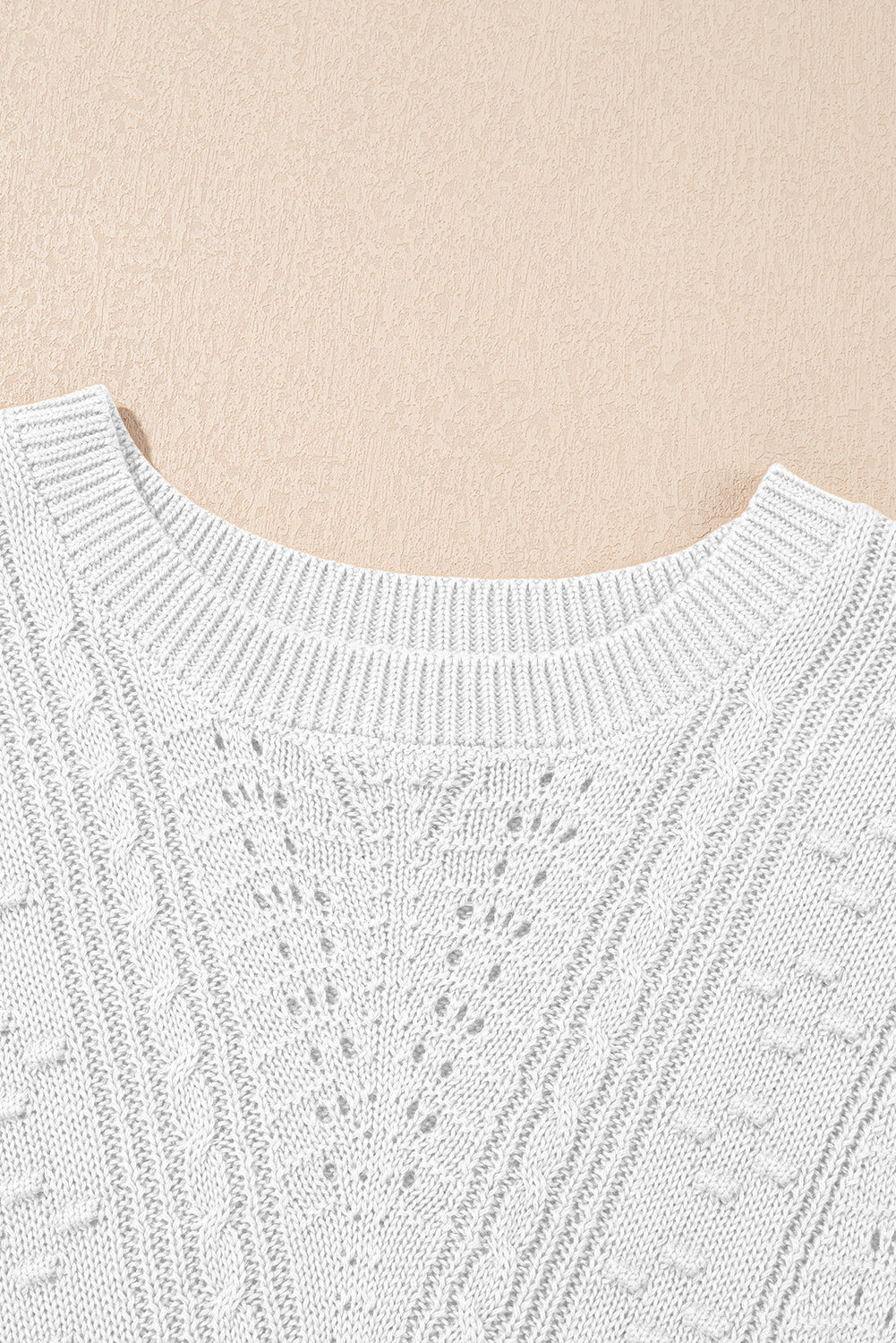 Liv Chevron Patterned Knit Sweater