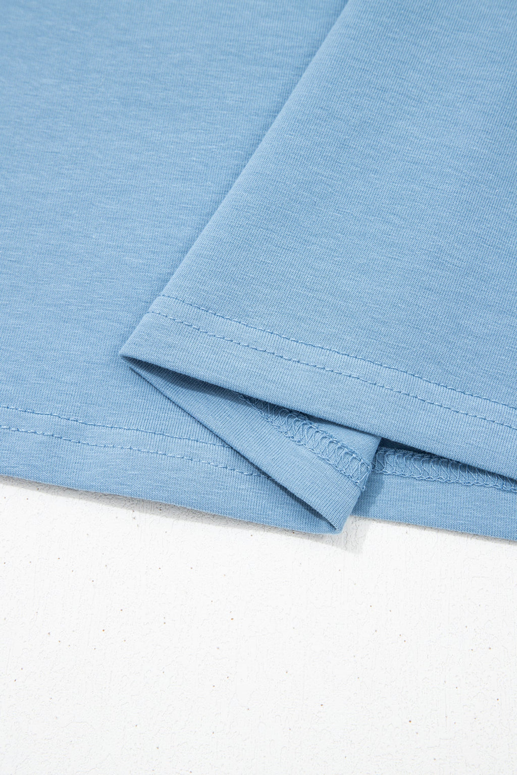 Henley Short Puff Sleeve Top