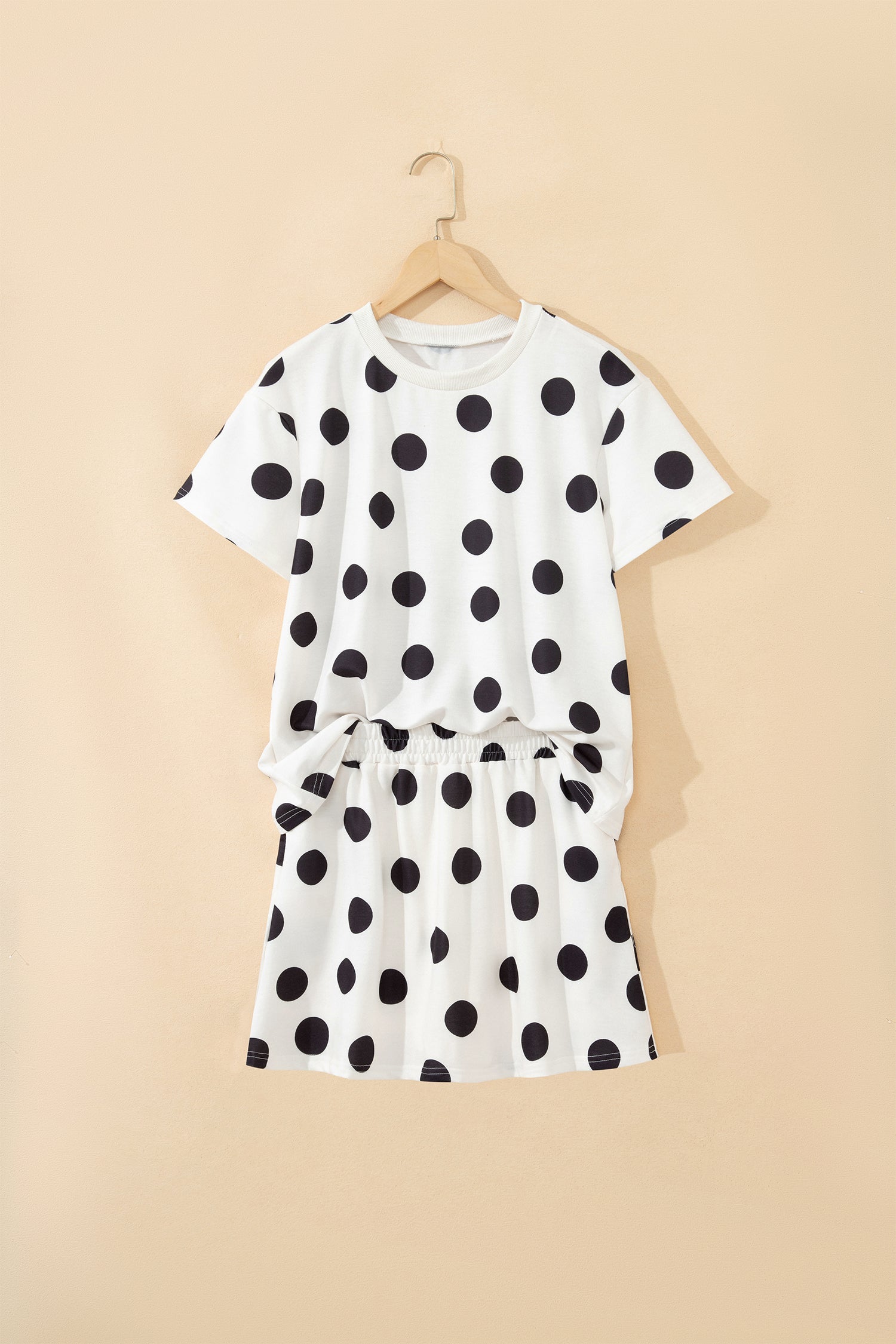 Aurelia Dot Short Sleeve Top Set