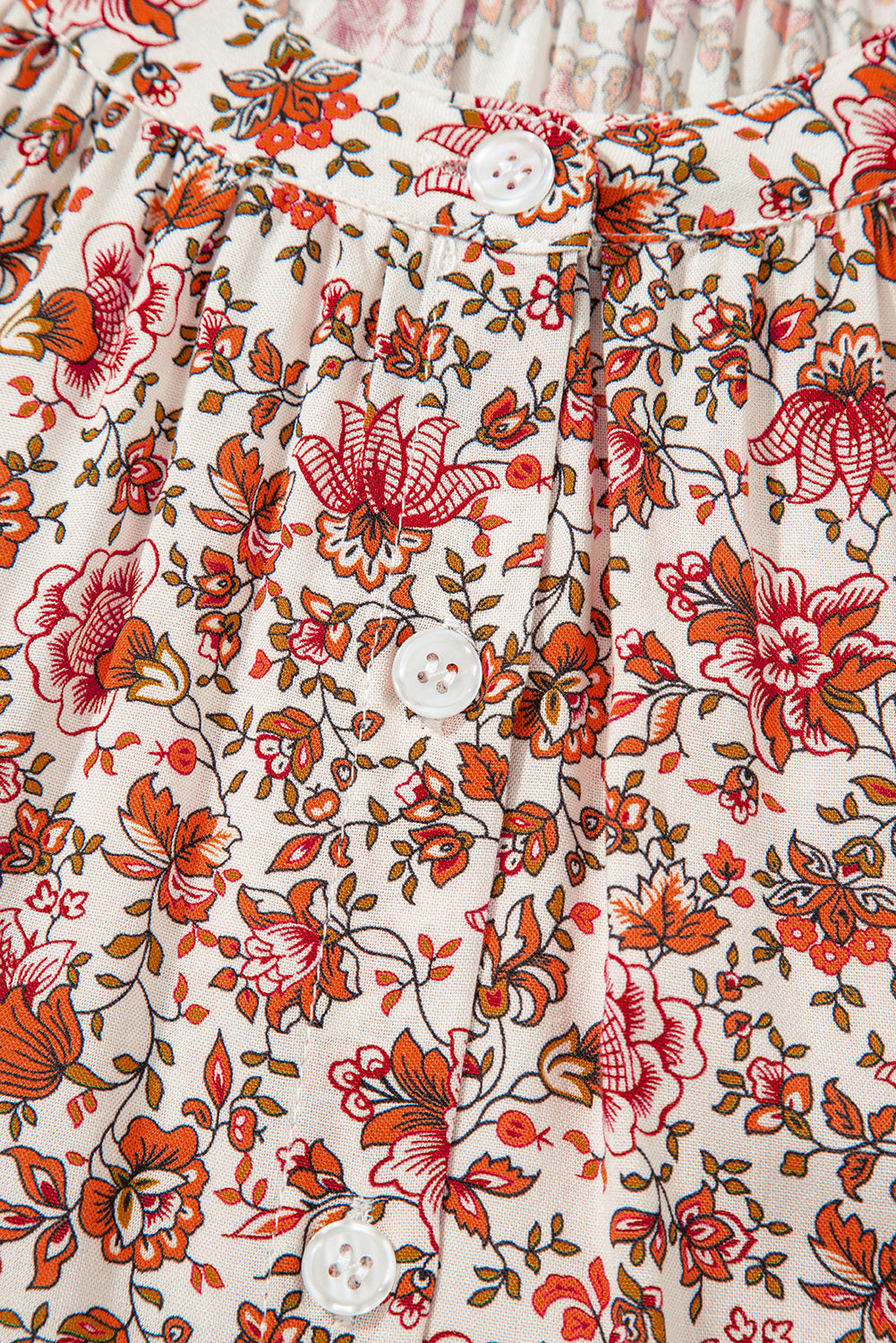 Carter Notched Puff Sleeve Blouse