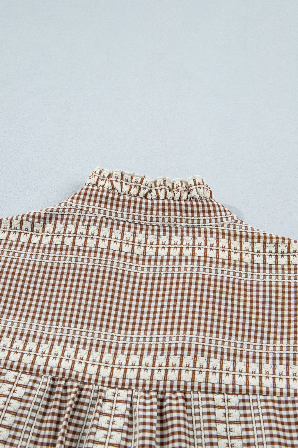Maggie Puff Sleeve Gingham Blouse