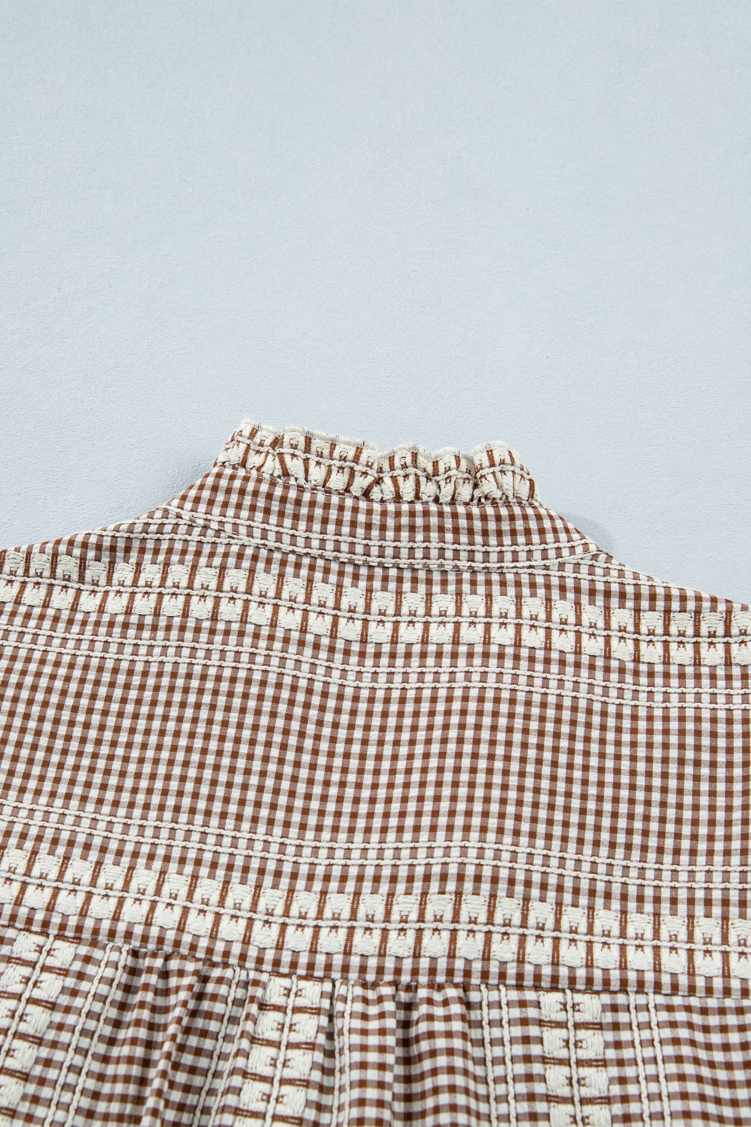 Maggie Puff Sleeve Gingham Blouse