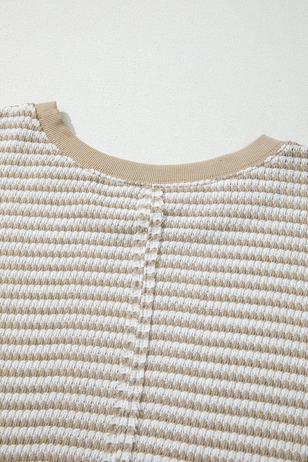 Vanessa Knit Ribbed Trim Long Sleeve PLUS Top