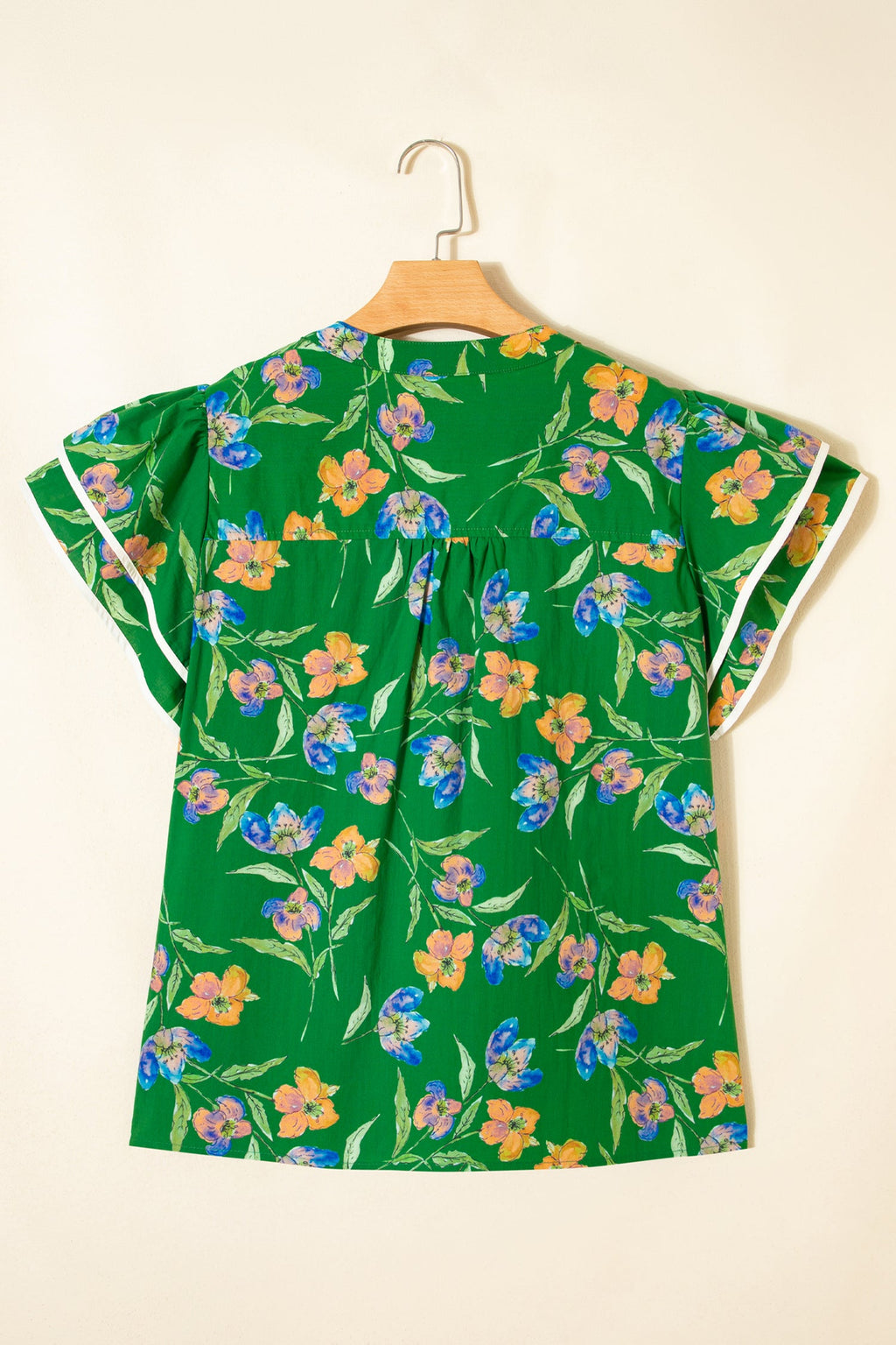 Keilani Short Sleeve Floral PLUS Top