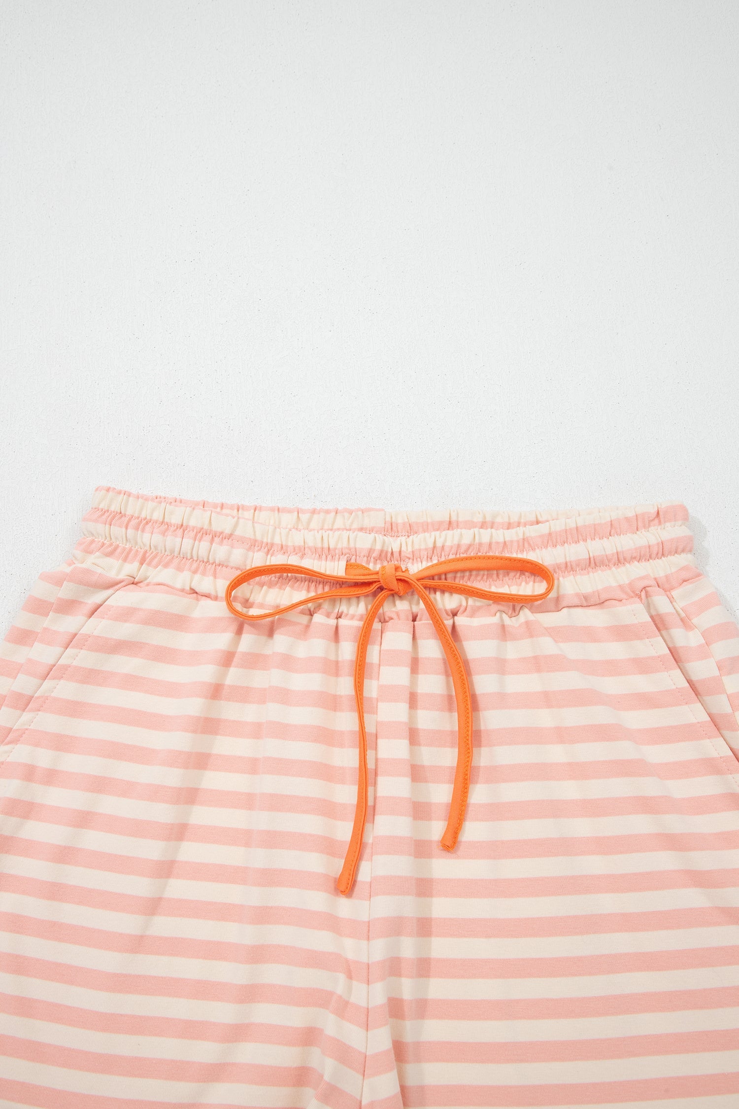 Adelina Stripe Contrast Loose Tee Set