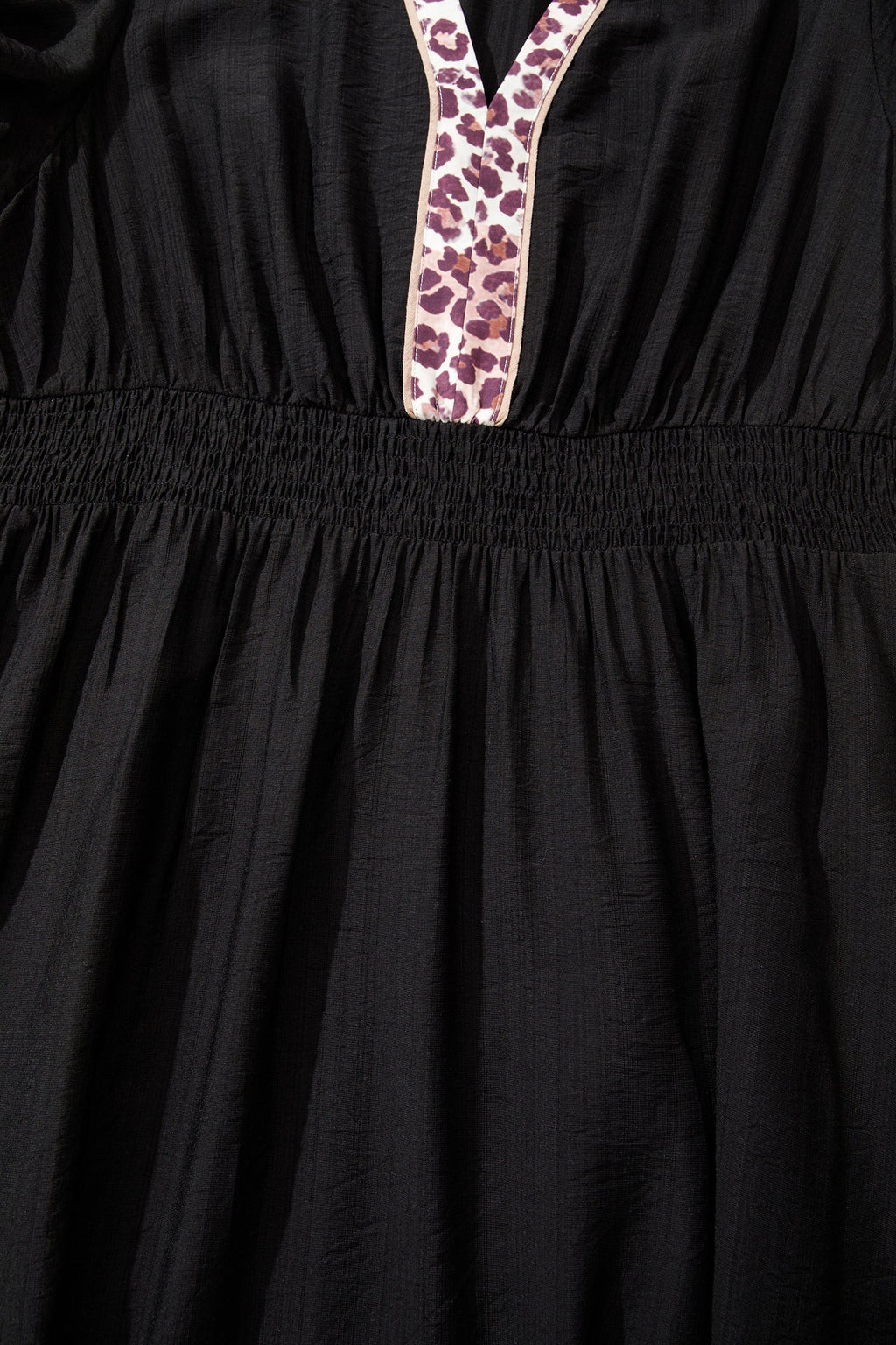 Ana Smocked Waist Ruffled PLUS Dress