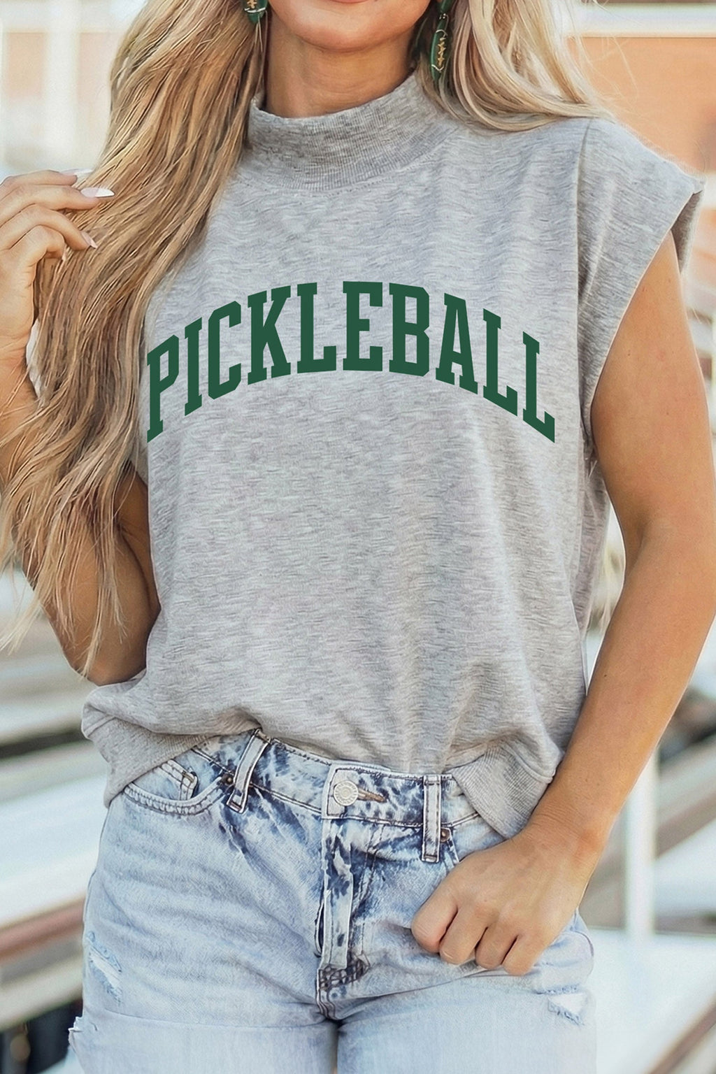 Esmeralda Mock Short Sleeve Top