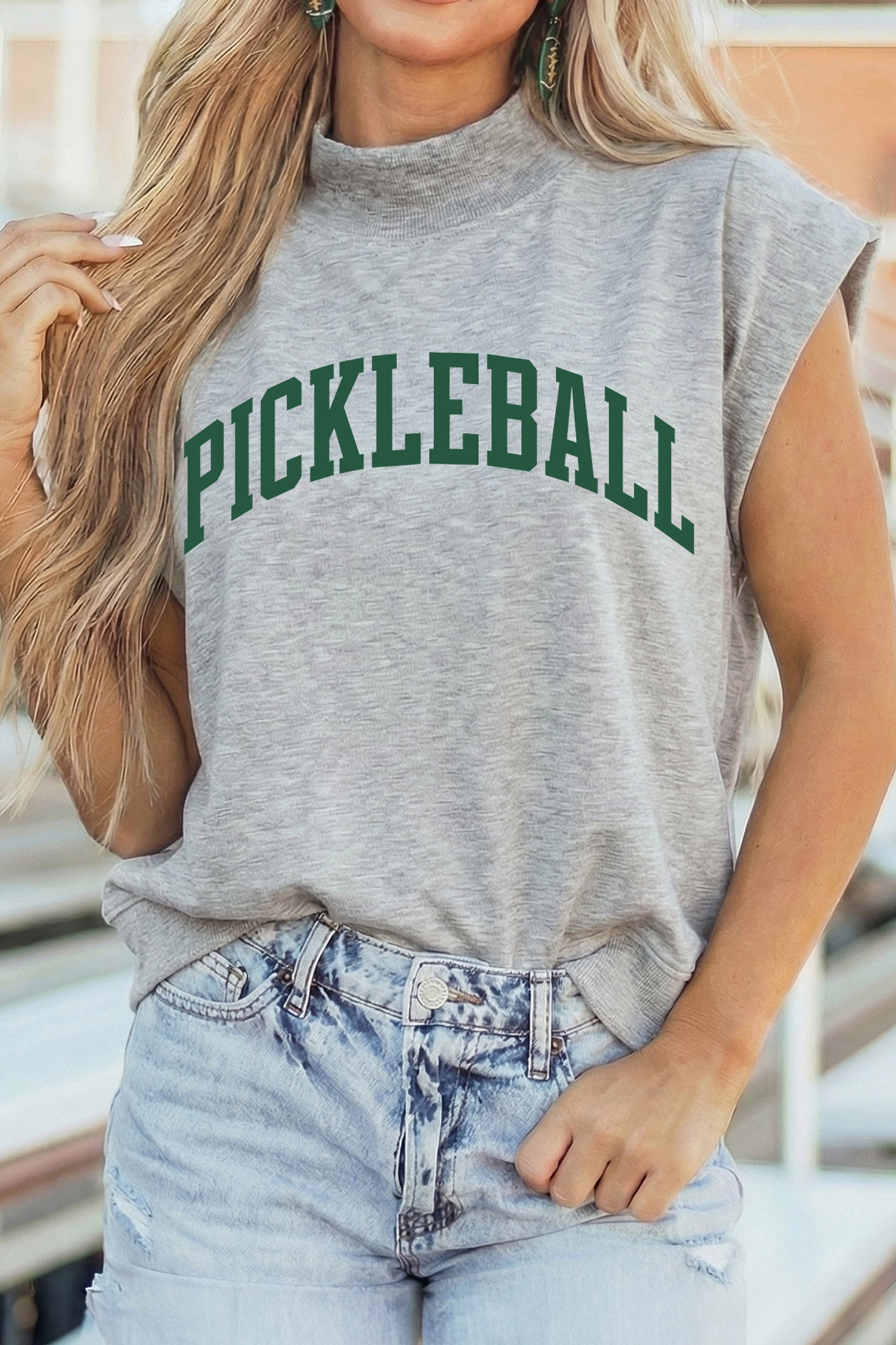 Esmeralda Mock Short Sleeve Top