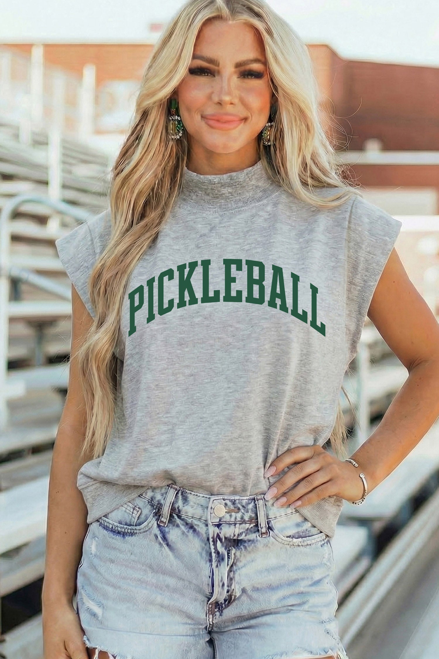 Esmeralda Mock Short Sleeve Top