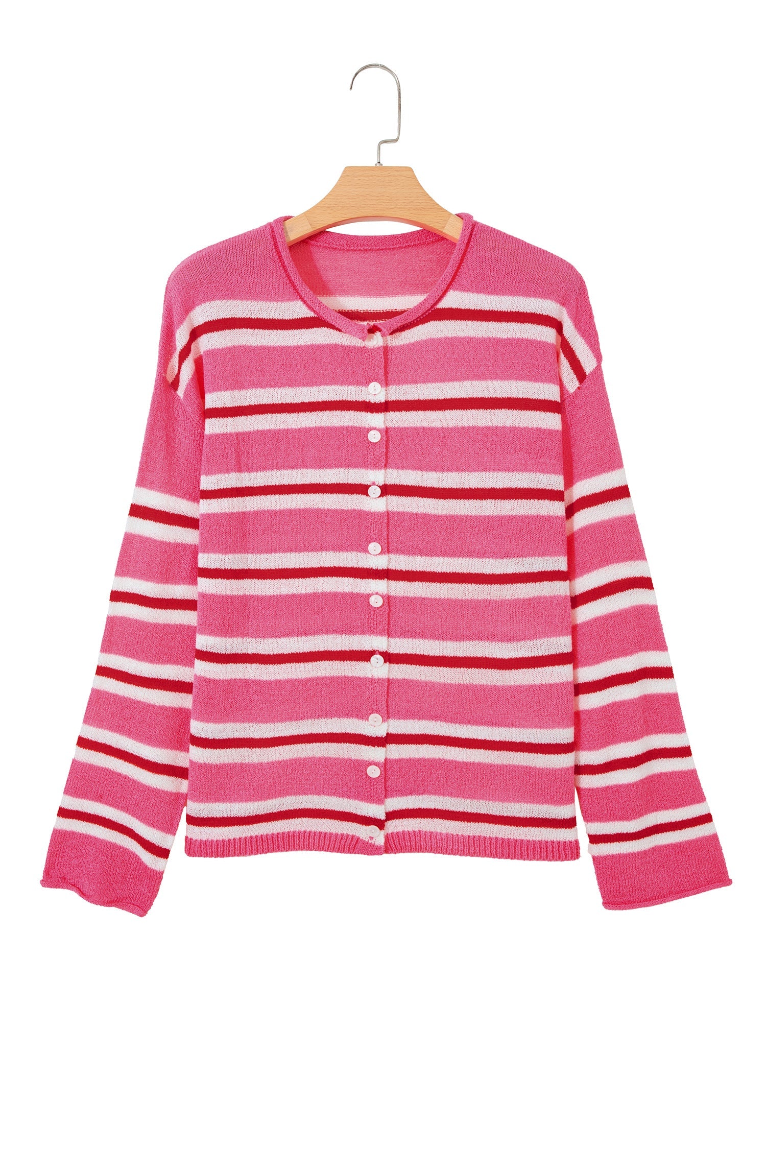Palmer Striped Drop Shoulder Cardigan
