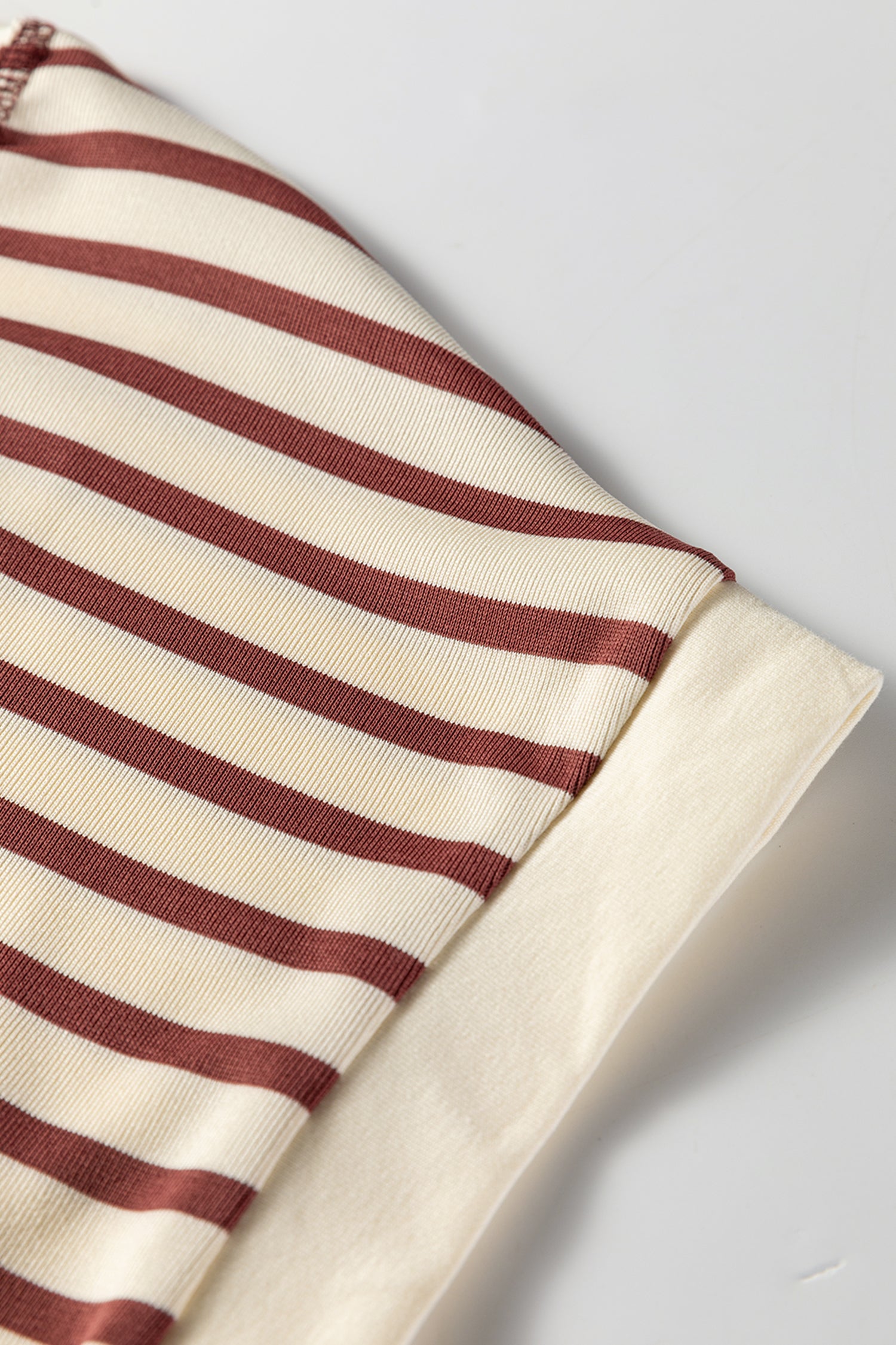Yusra Stripe Half T Shirt