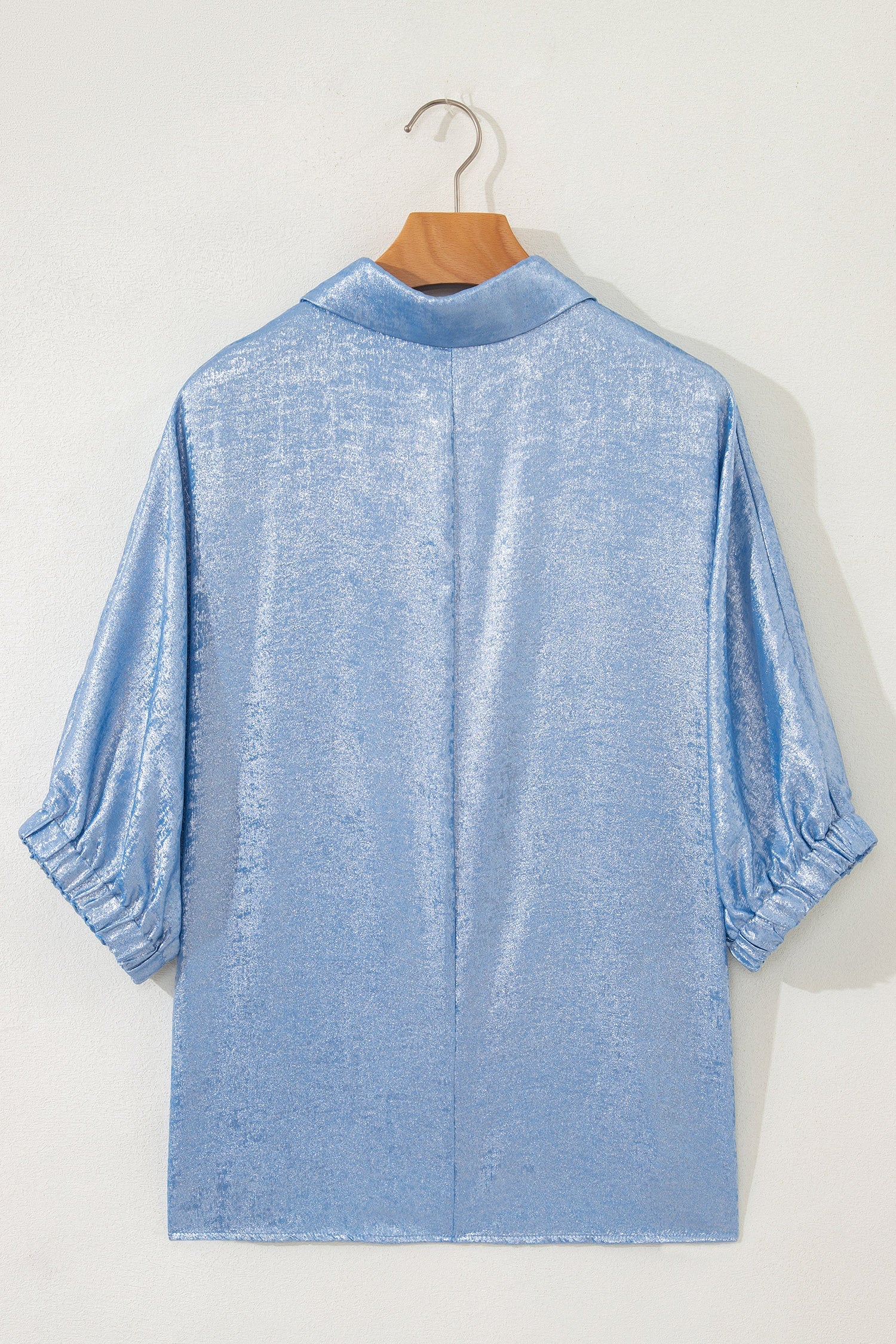Jolene Half Sleeve Metallic Top
