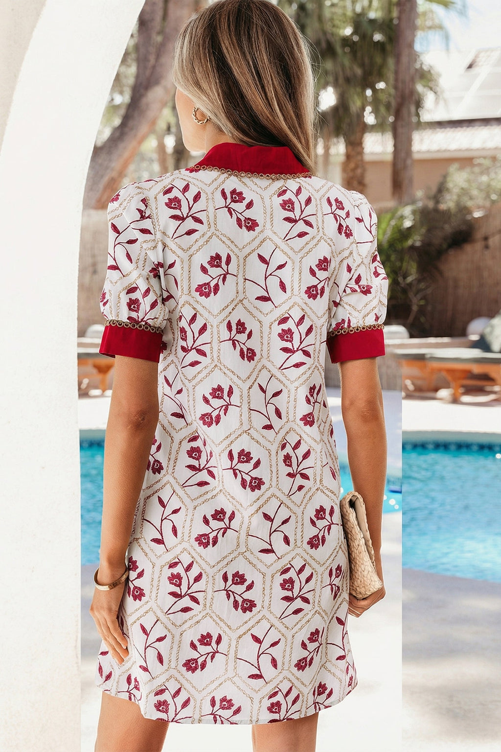 Elianna Short Sleeve Mini Dress