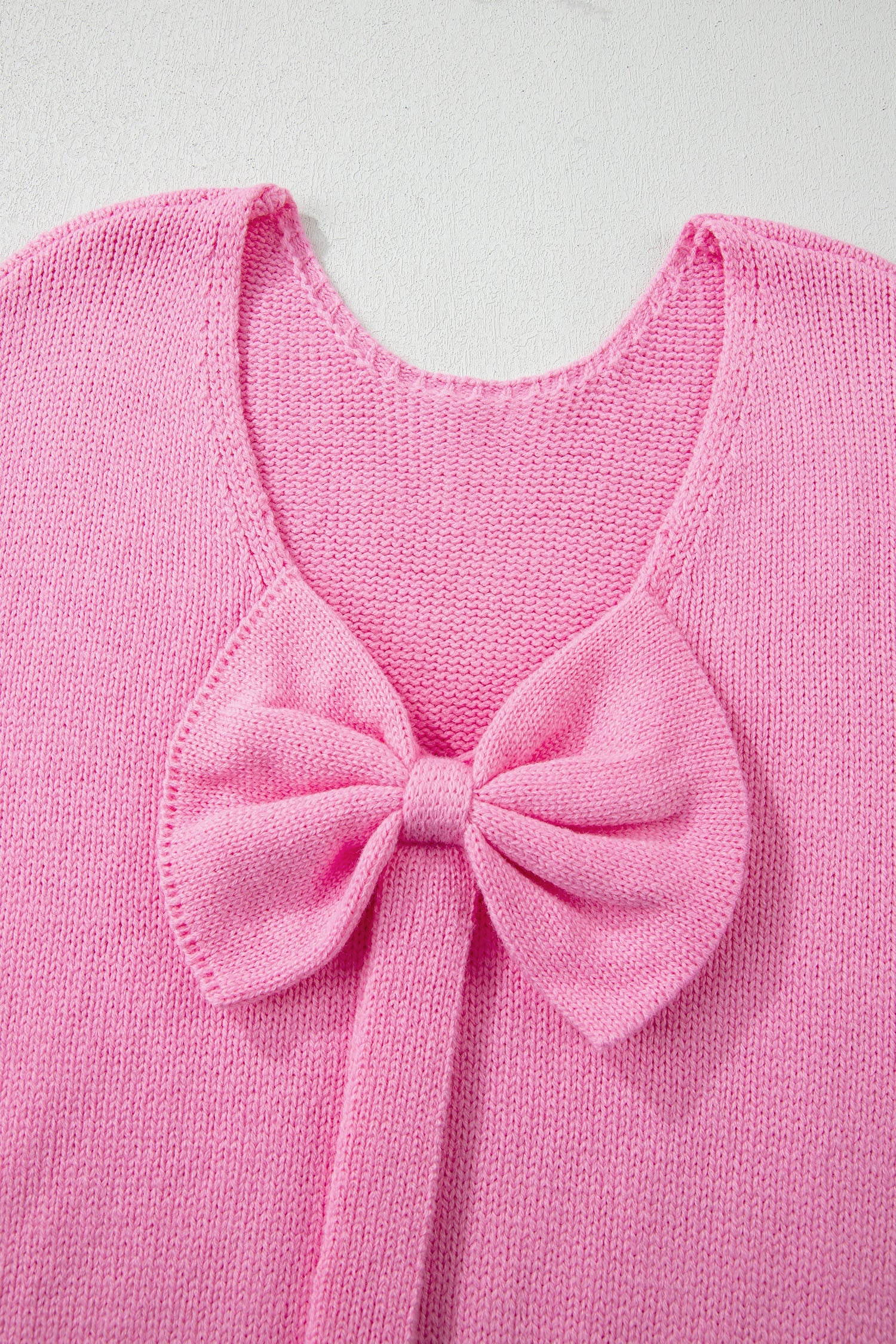 Olivia Backless Bubble Sleeve Sweater