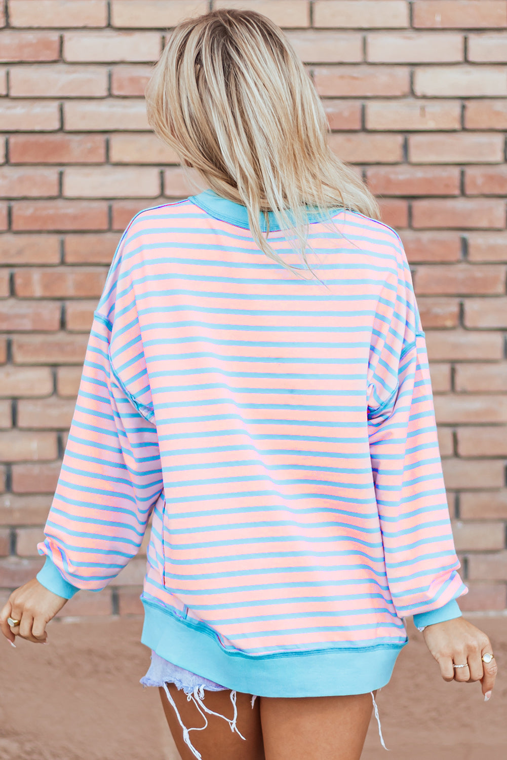 Yareli Trim High Low Pullover