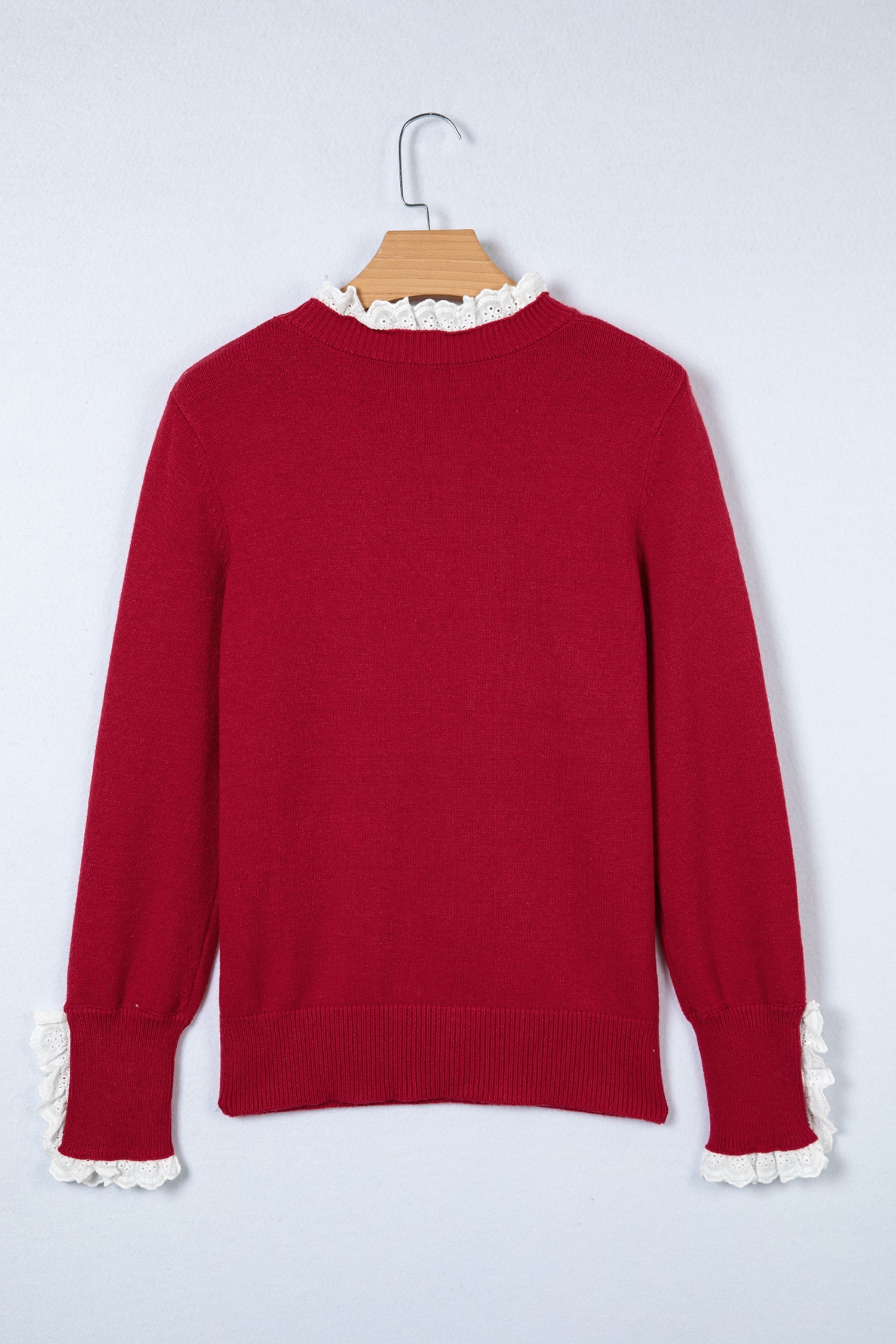 Brooklynn Patchwork Cuffs Loose Sweater