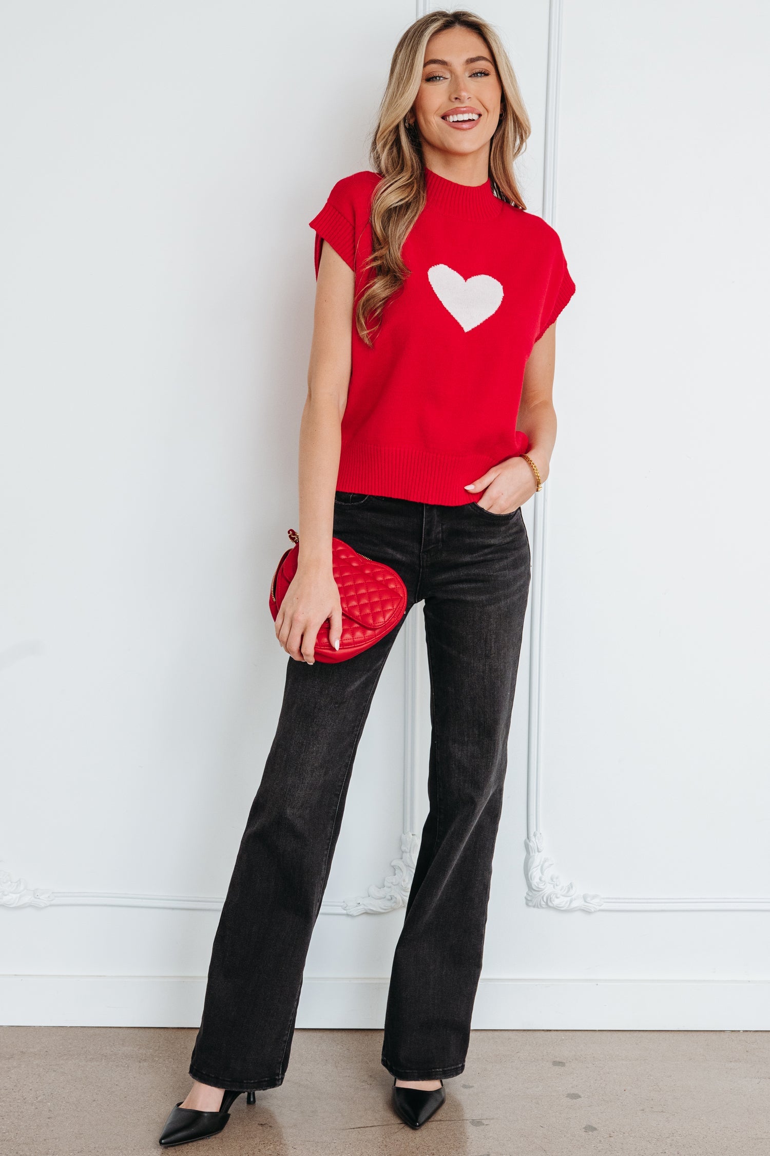 Genevieve Cropped Short Sleeve Sweater
