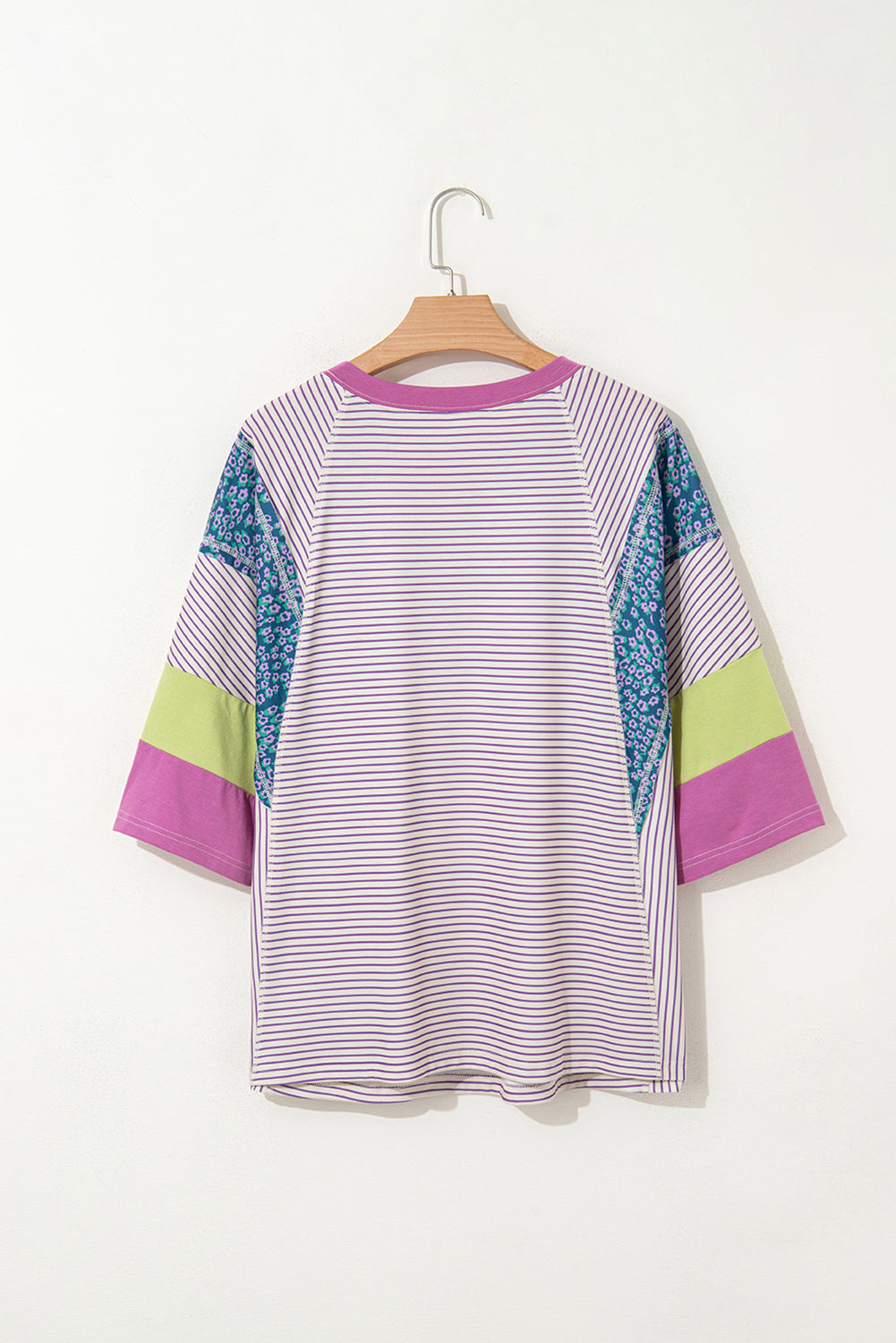 Kyra Patchwork Bracelet Sleeve Blouse