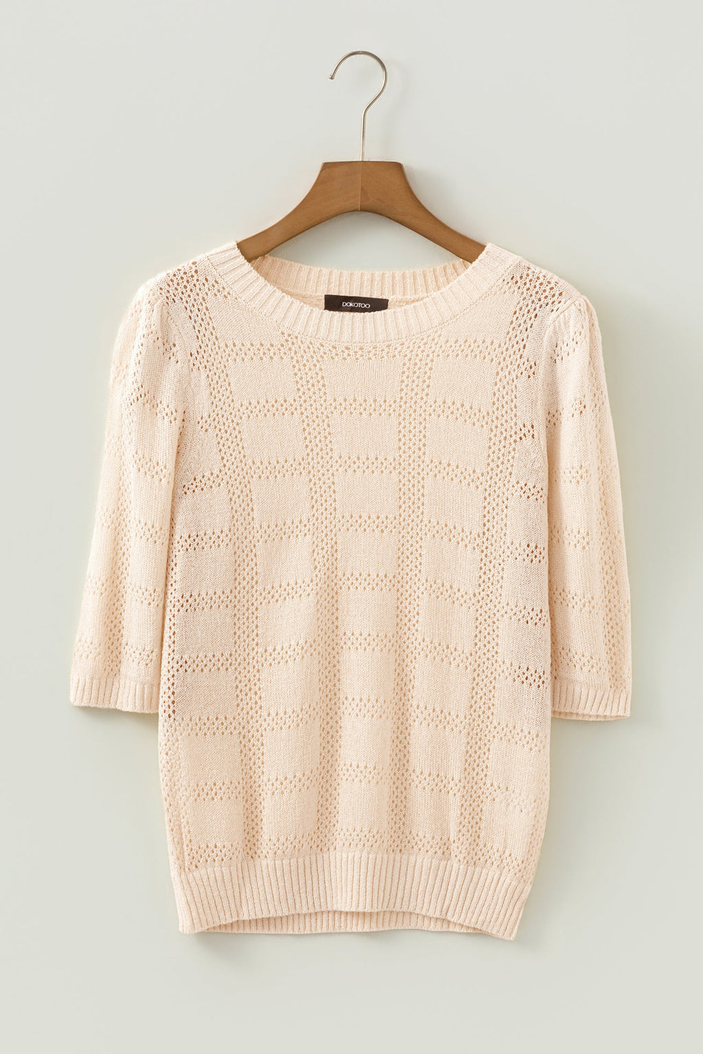 Belen Knit Short Sleeve Sweater