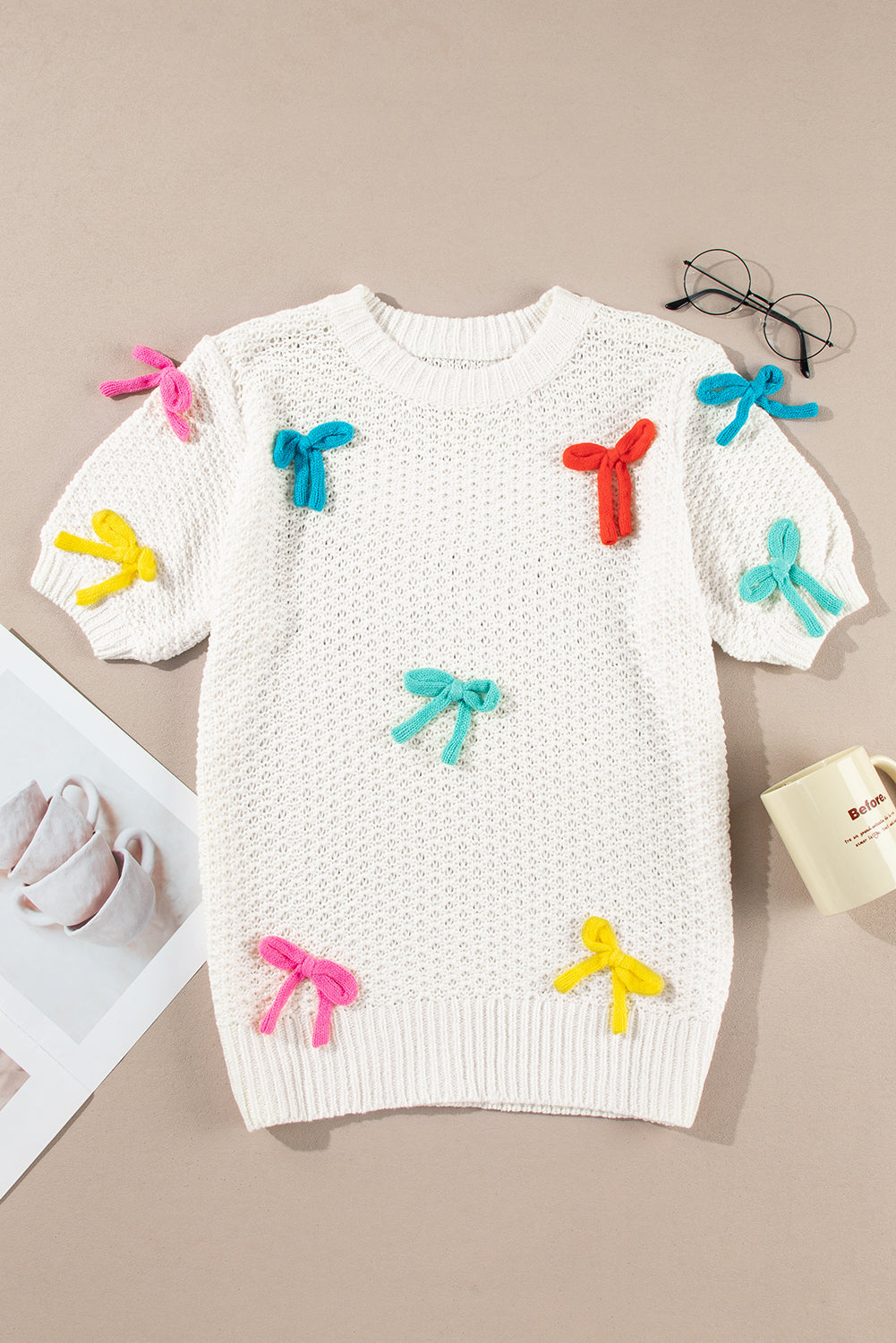 Jasmine Mock Short Sleeve Sweater
