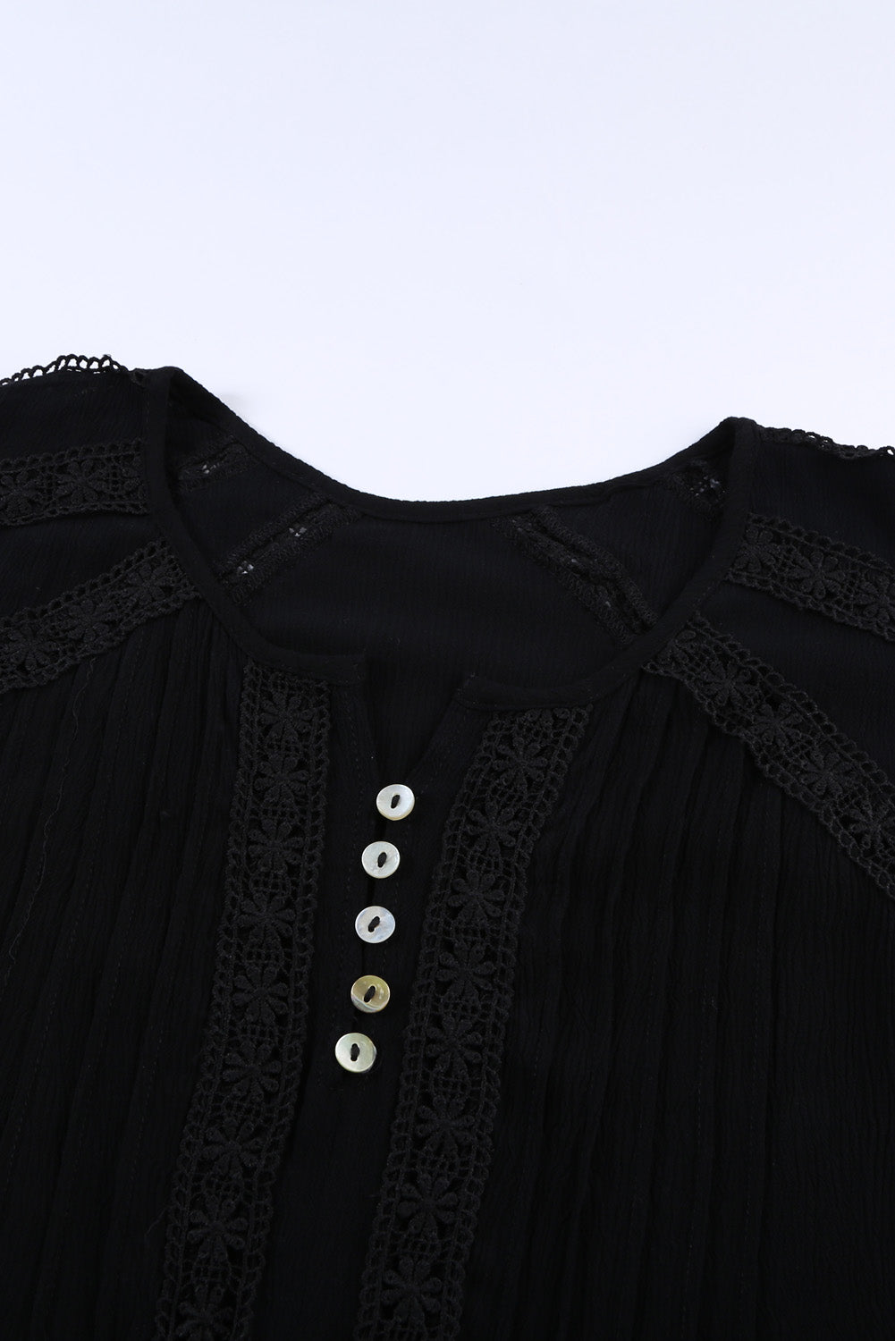 Milan Eyelet Short Sleeves Top