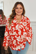 Shelby Print Loose Up PLUS Shirt