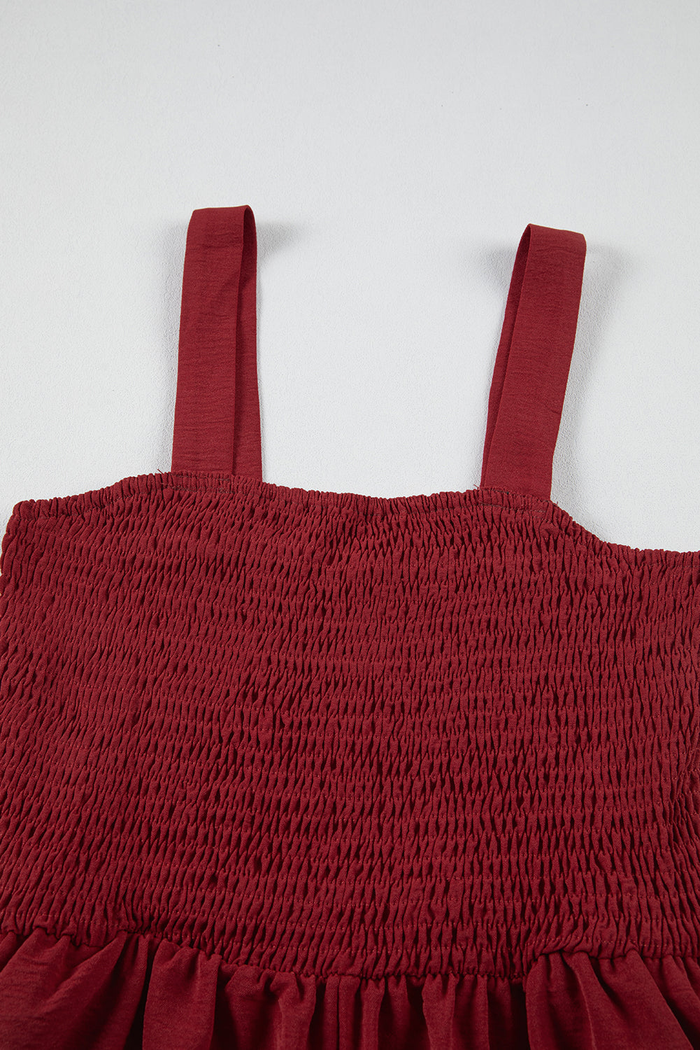 Marlowe Casual Smocked Sleeveless Romper