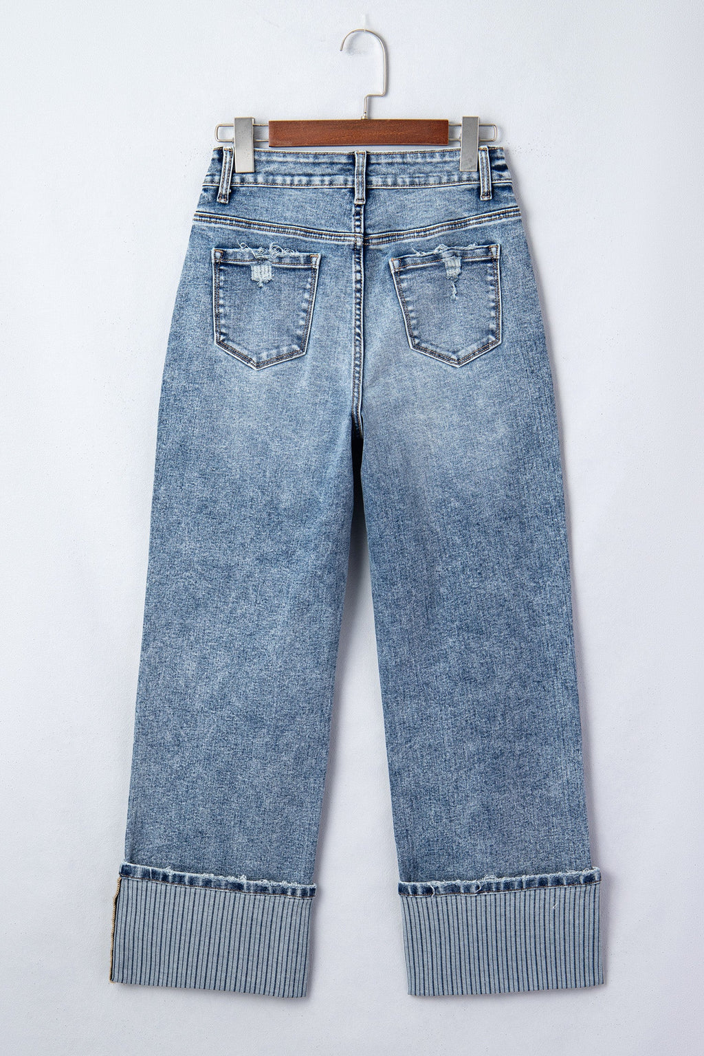 Elia Cuffed Straight Loose Jeans