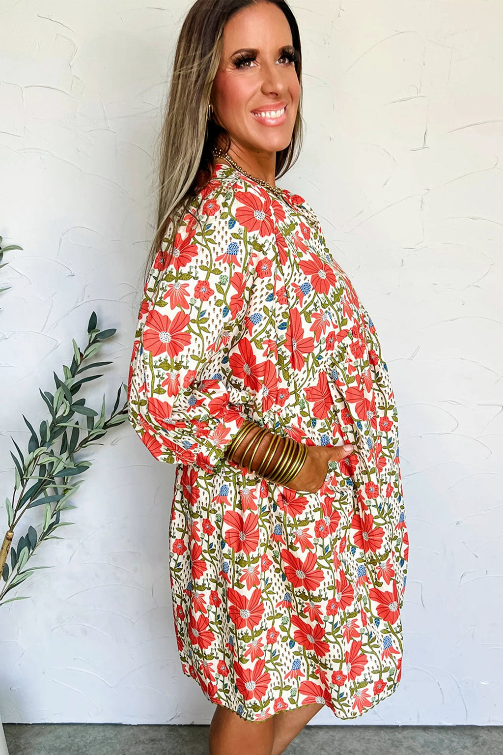 Freya Sleeve Loose Mini Dress