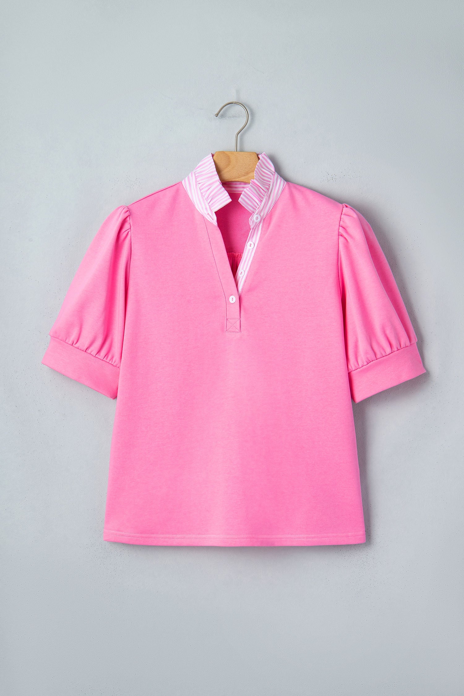 Mckenzie Collar Short Sleeve Blouse