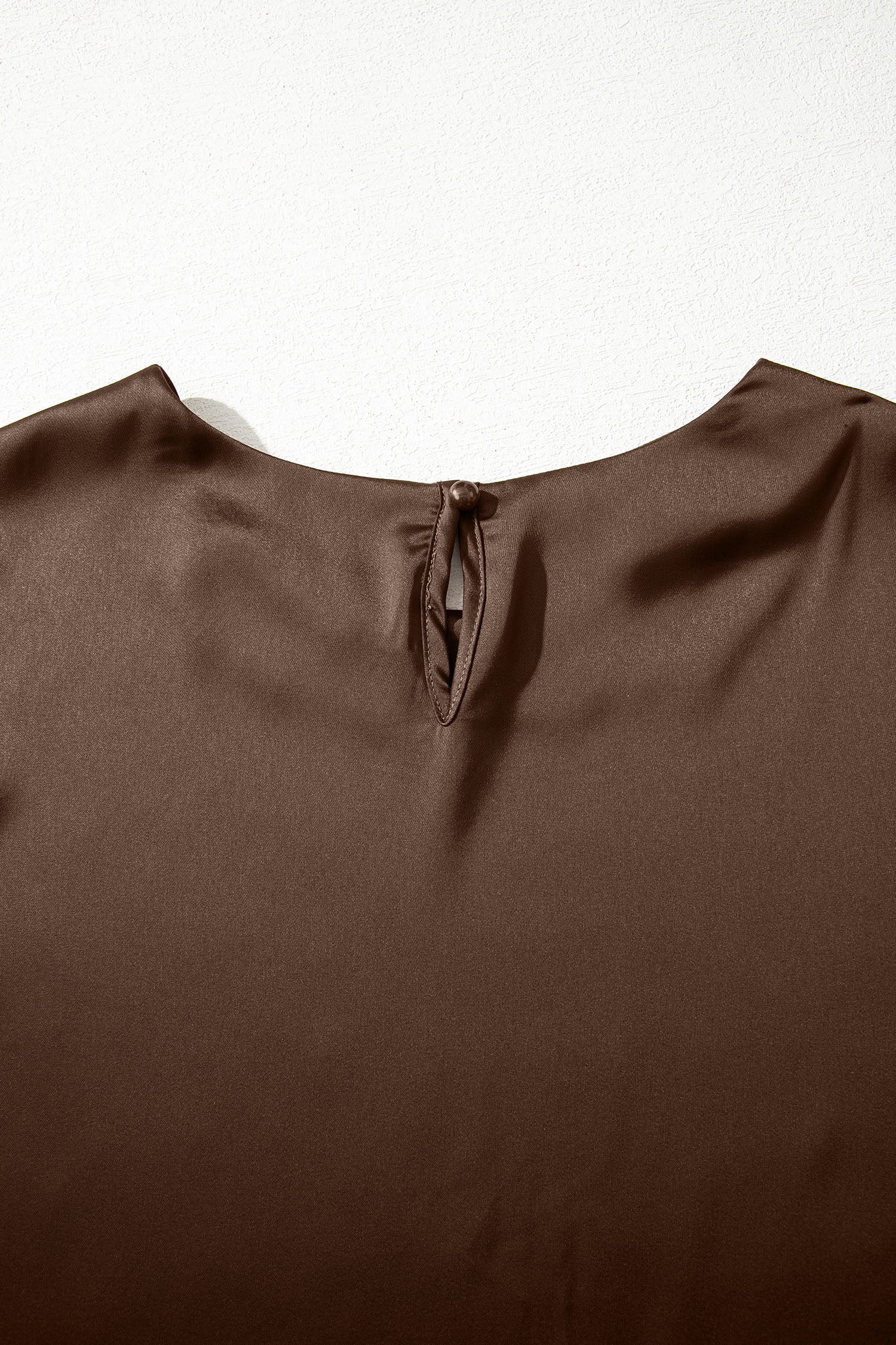 Saige Short Sleeve Satin Top