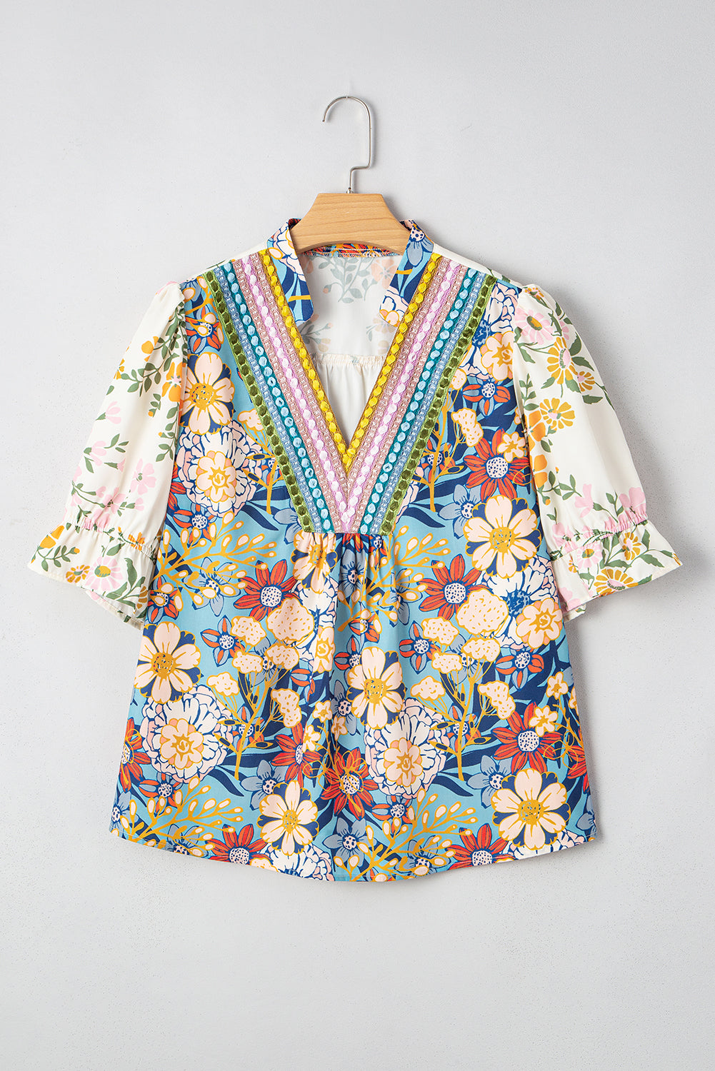 Alayna Woven Half Sleeve PLUS Blouse