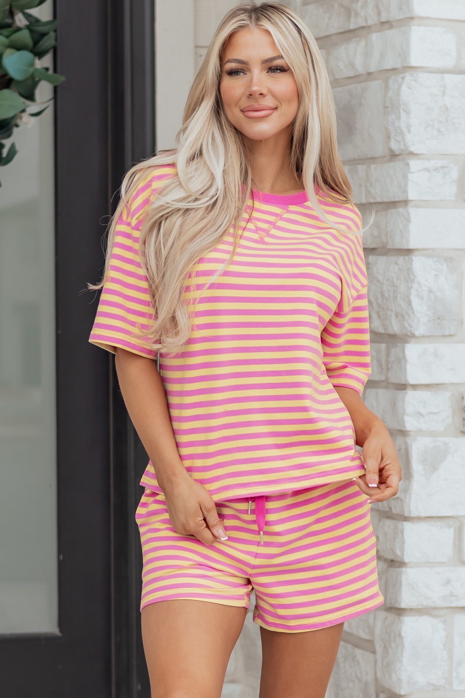 Estelle Casual Terry Short Lounge Set