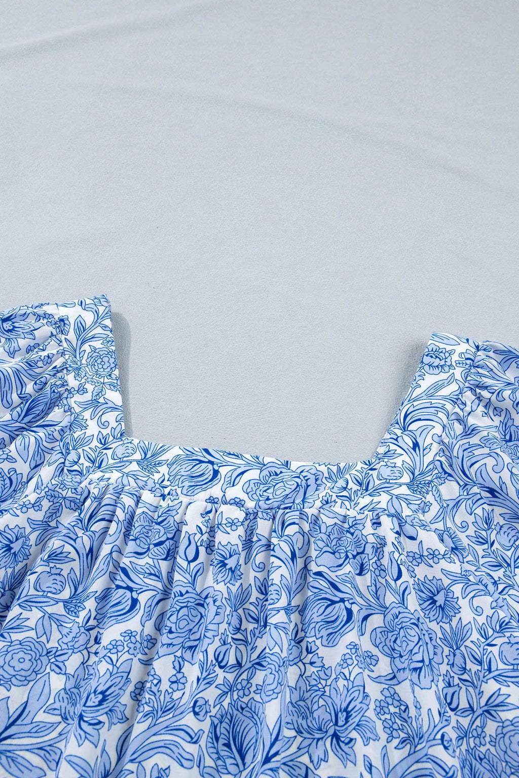 Lyanna Sleeve Pleated Floral Blouse