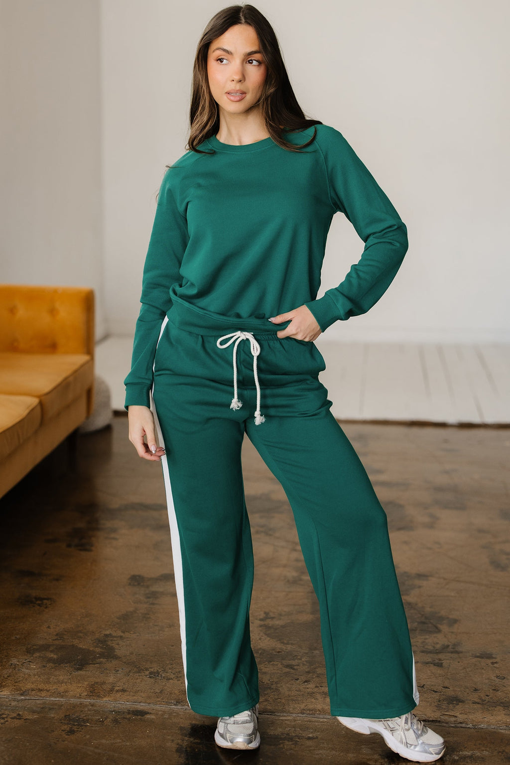 Aileen Solid Color Pullover Top