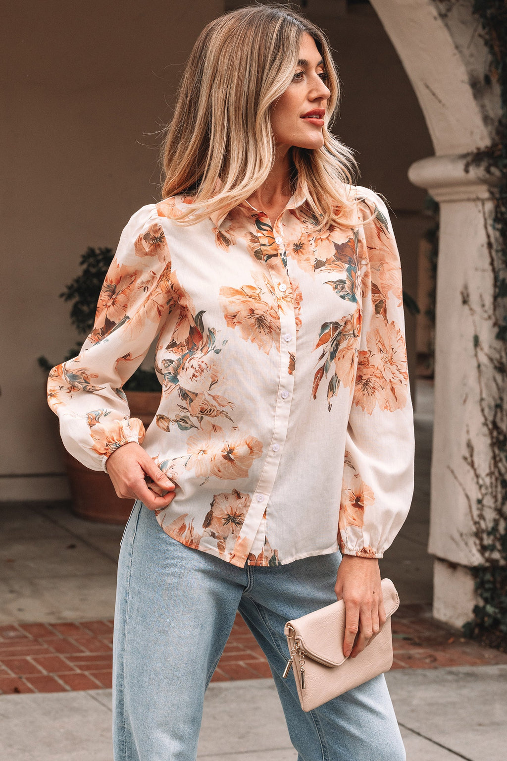 Margot Puff Sleeve Lightweight Shirt