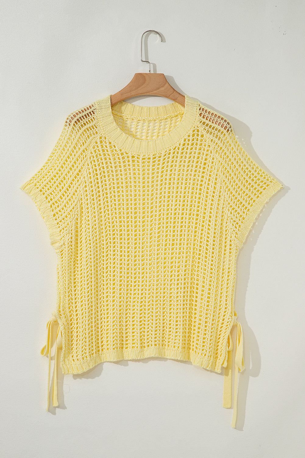 Celine Tied Short Sleeve Sweater