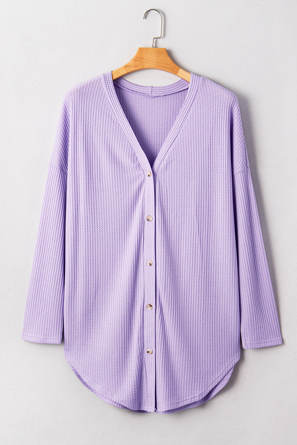 Rosie Waffle Knit Front PLUS Cardigan