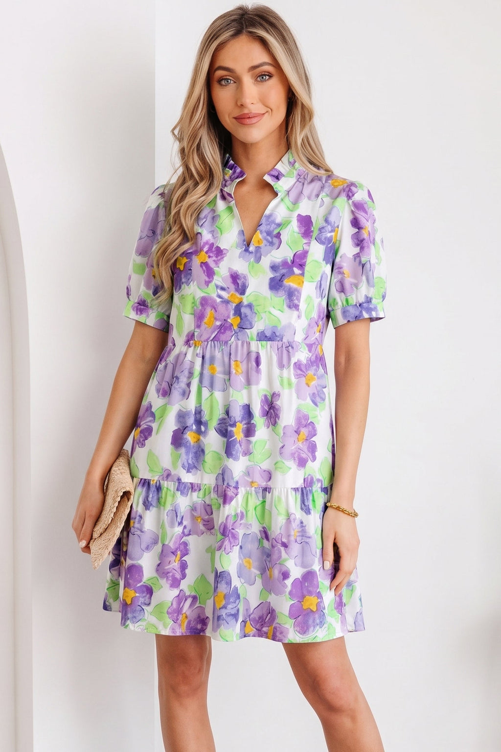 Penelope Tiered Ruffle Mini Dress