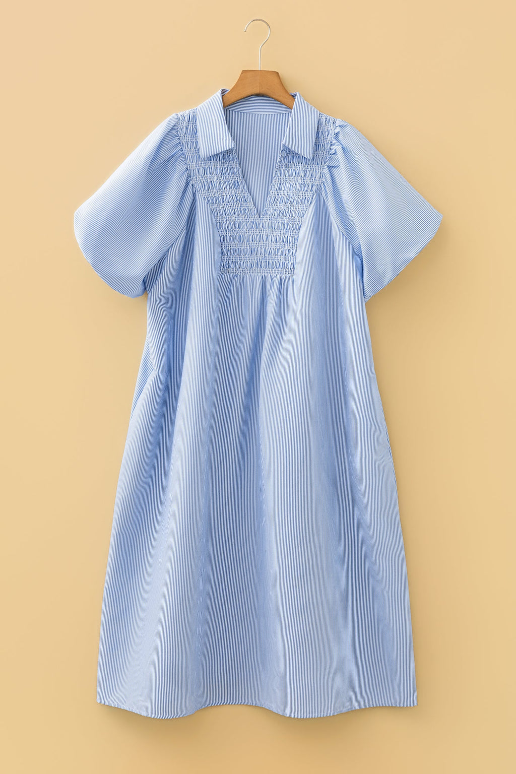 Julieta Detail Collar Midi PLUS Dress