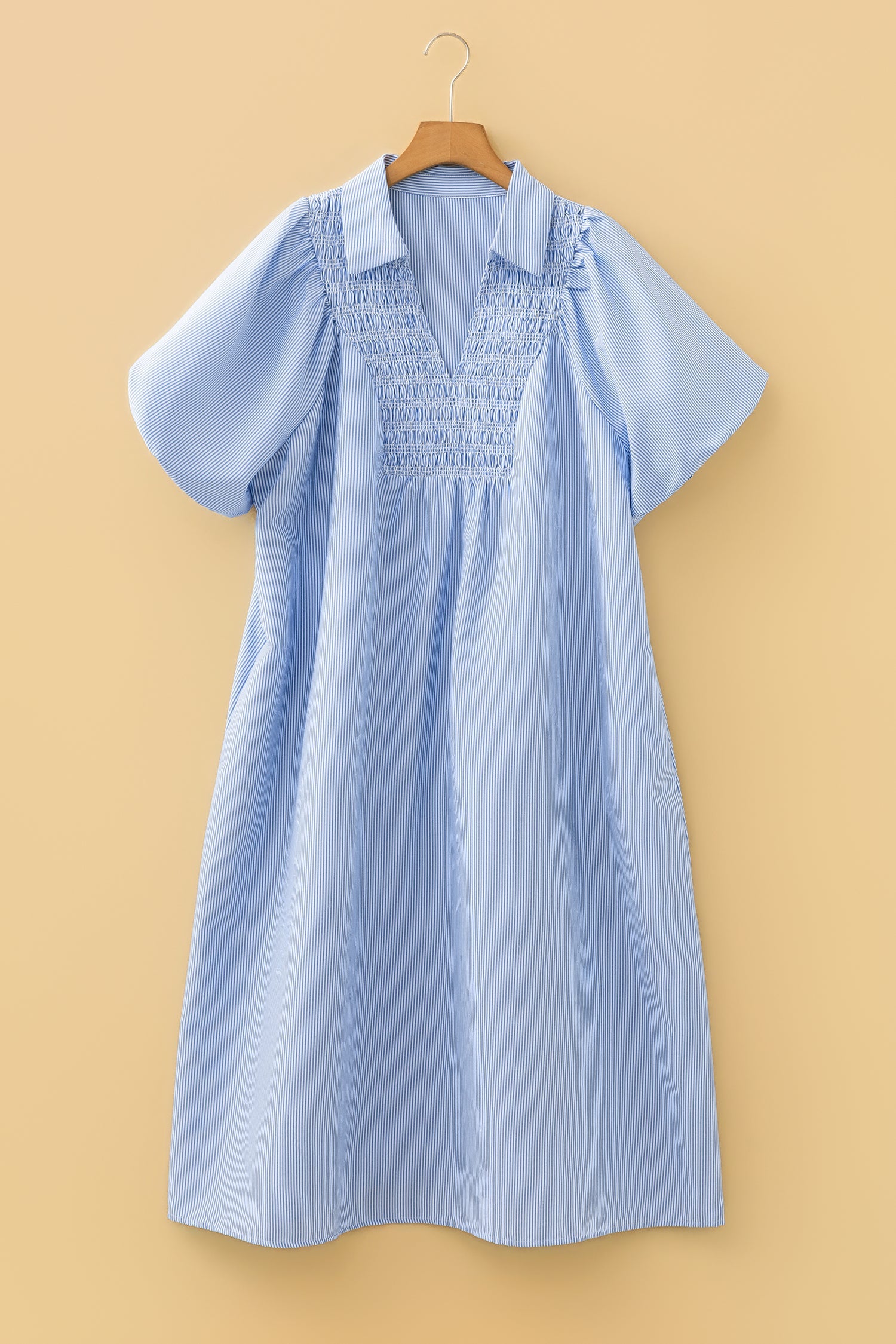 Julieta Detail Collar Midi PLUS Dress