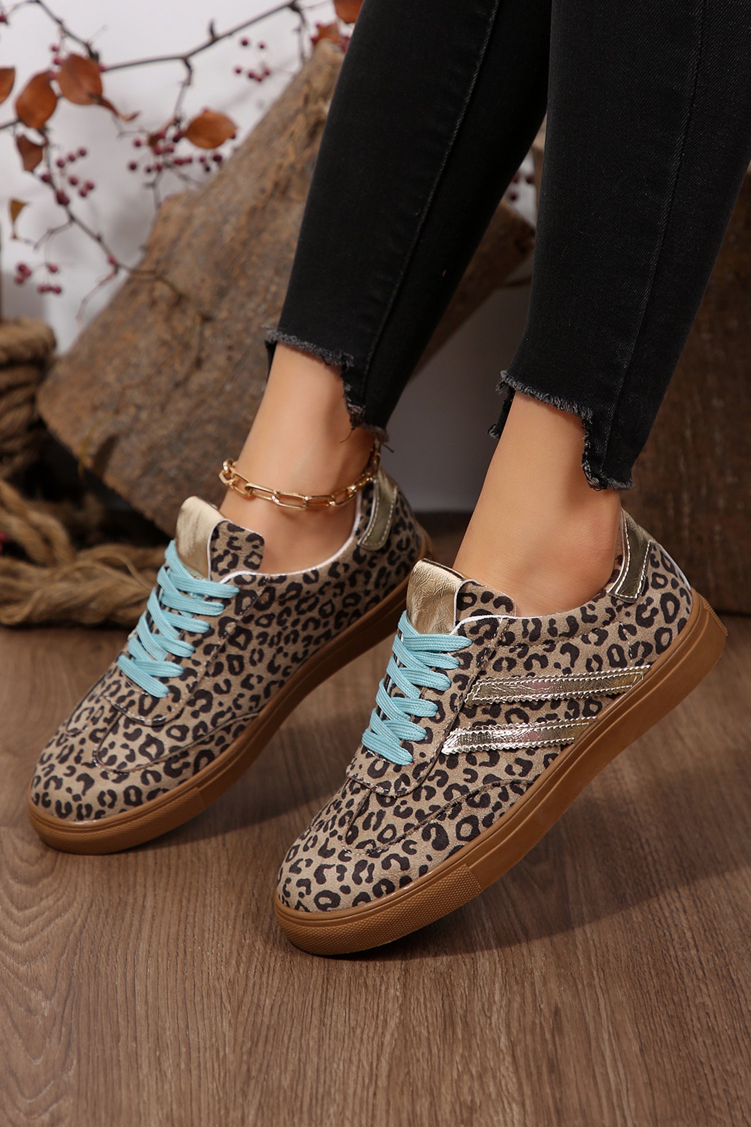 Harmony Detail Lace Up Sneakers