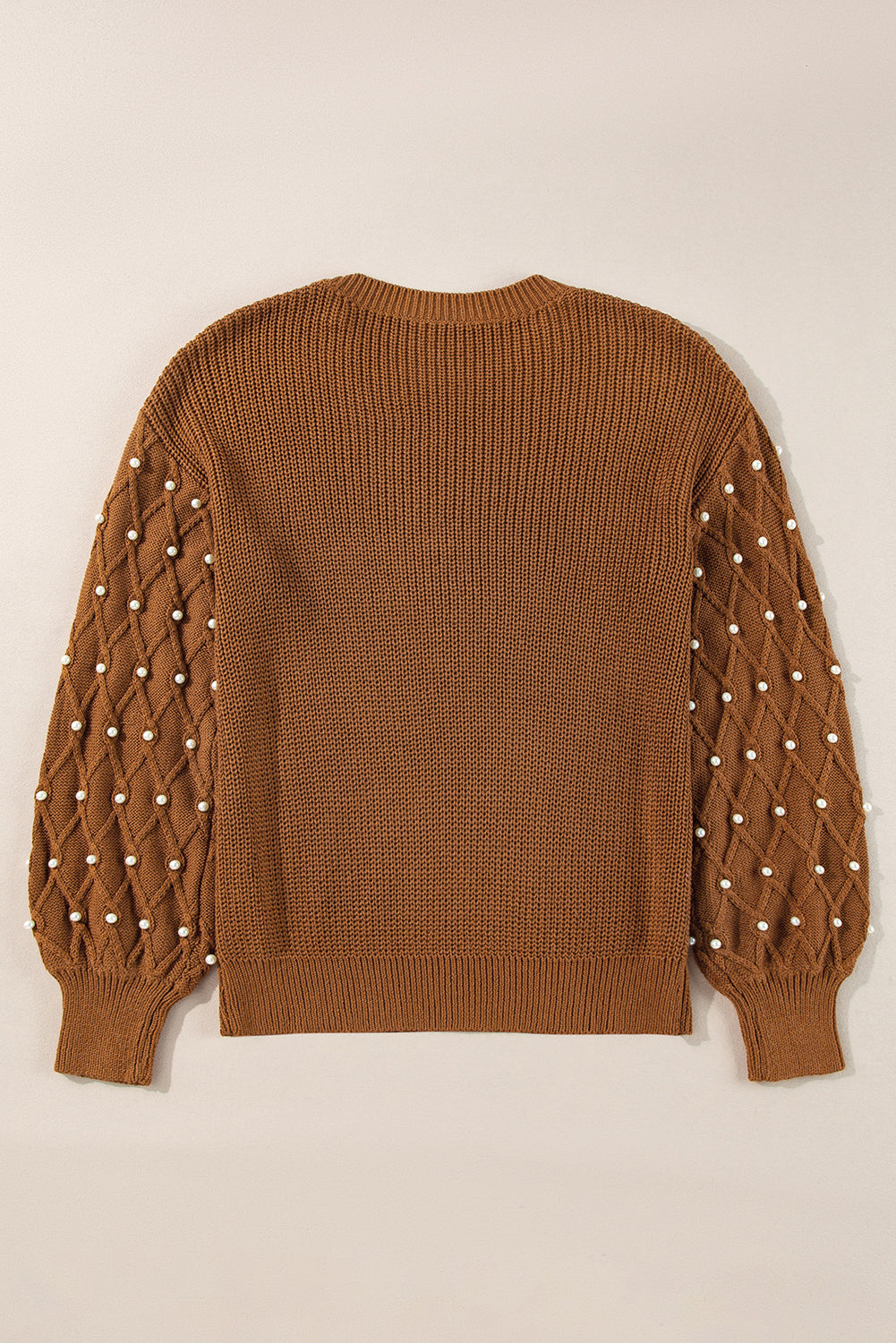 Evelyn Beaded Drop Shoulder Sweater