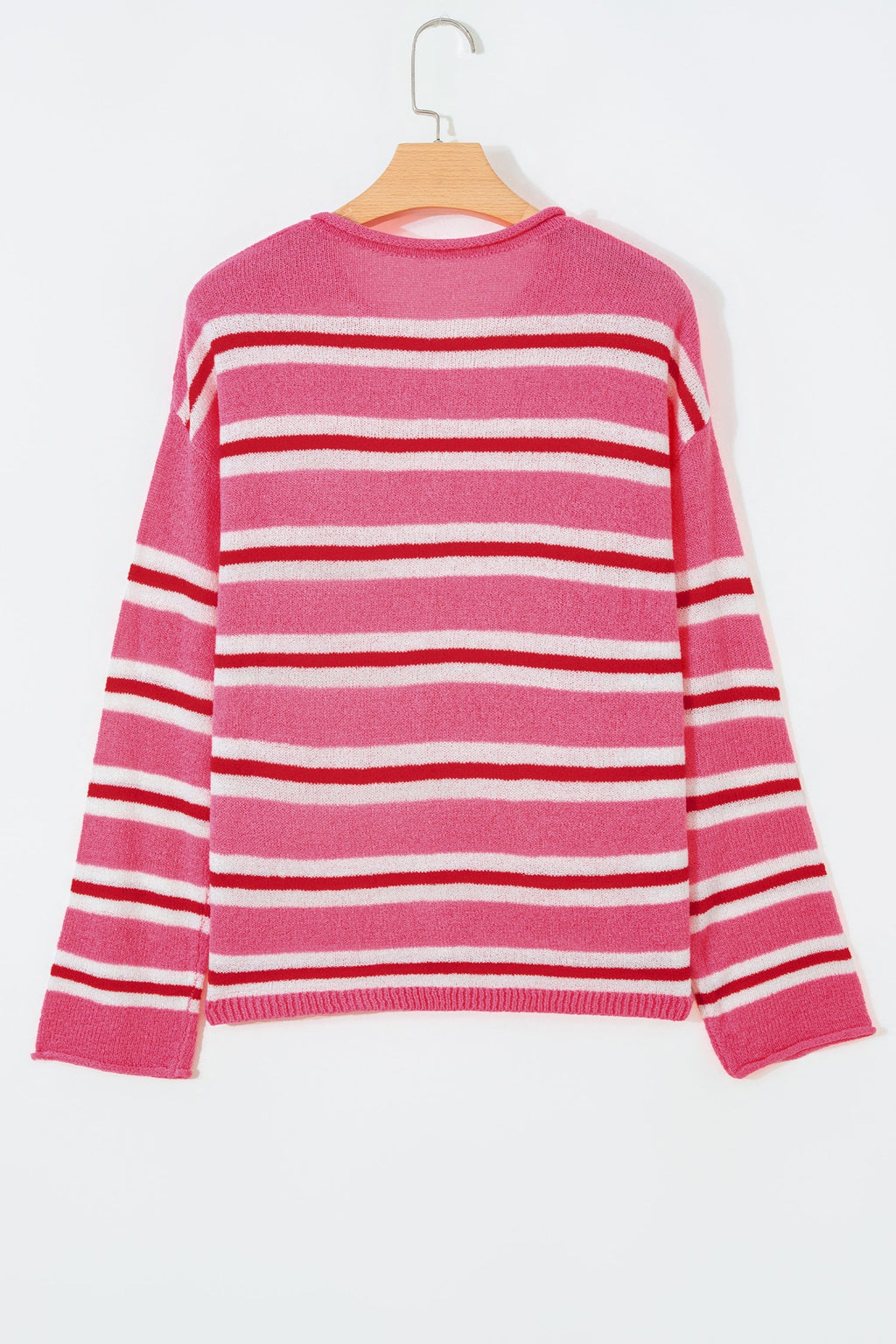 Palmer Striped Drop Shoulder Cardigan