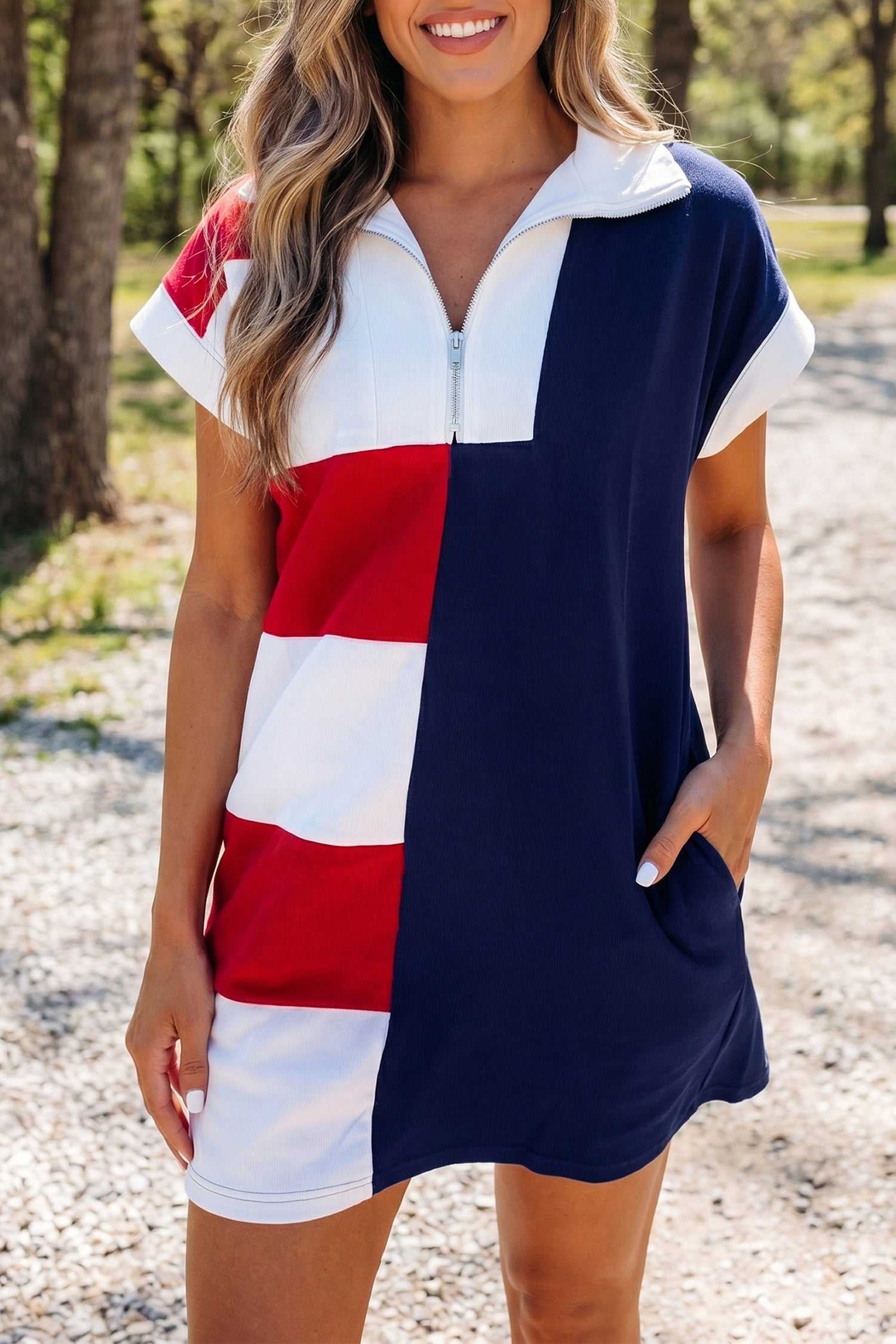 Mallory Up Collared T Shirt