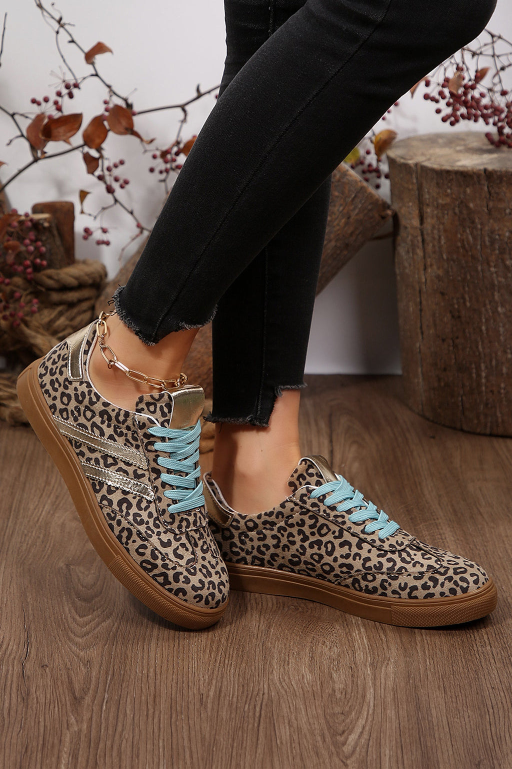 Harmony Detail Lace Up Sneakers