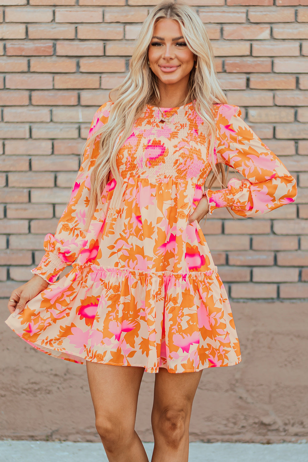 Emmaline Ruffle Mini Dress