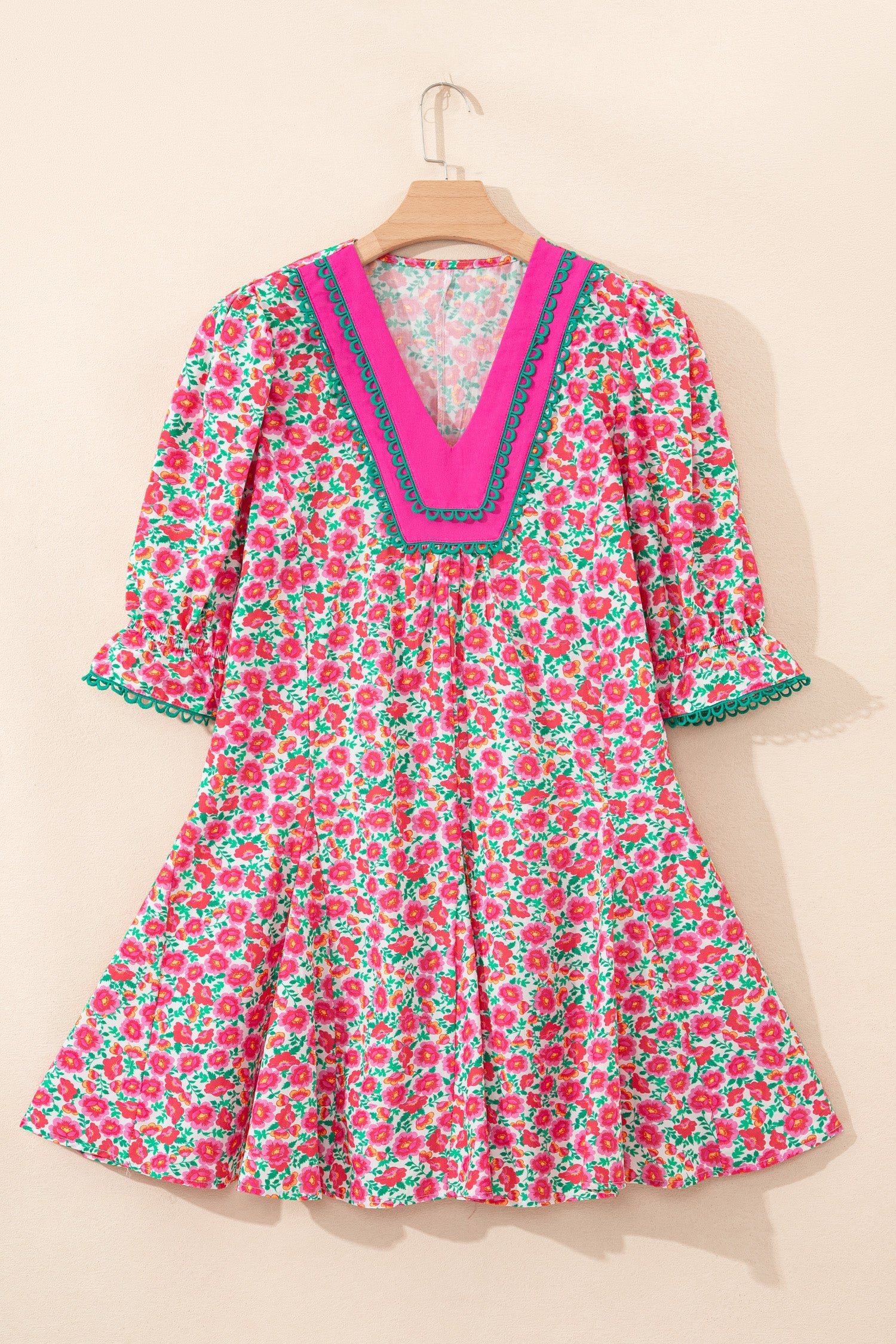 Annika Bubble Sleeve Mini Dress