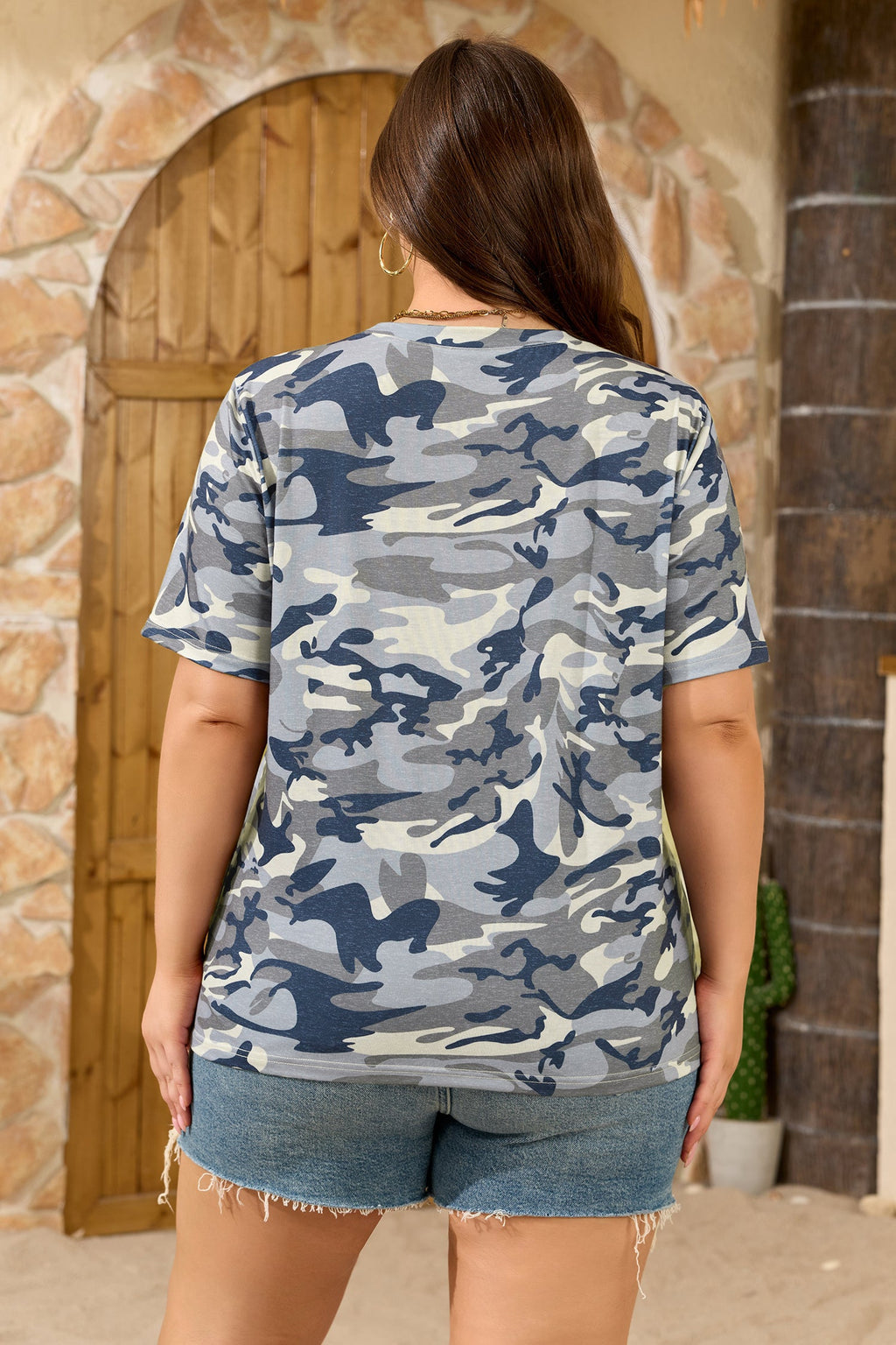 Brooklynn Print Short Sleeve PLUS Tee