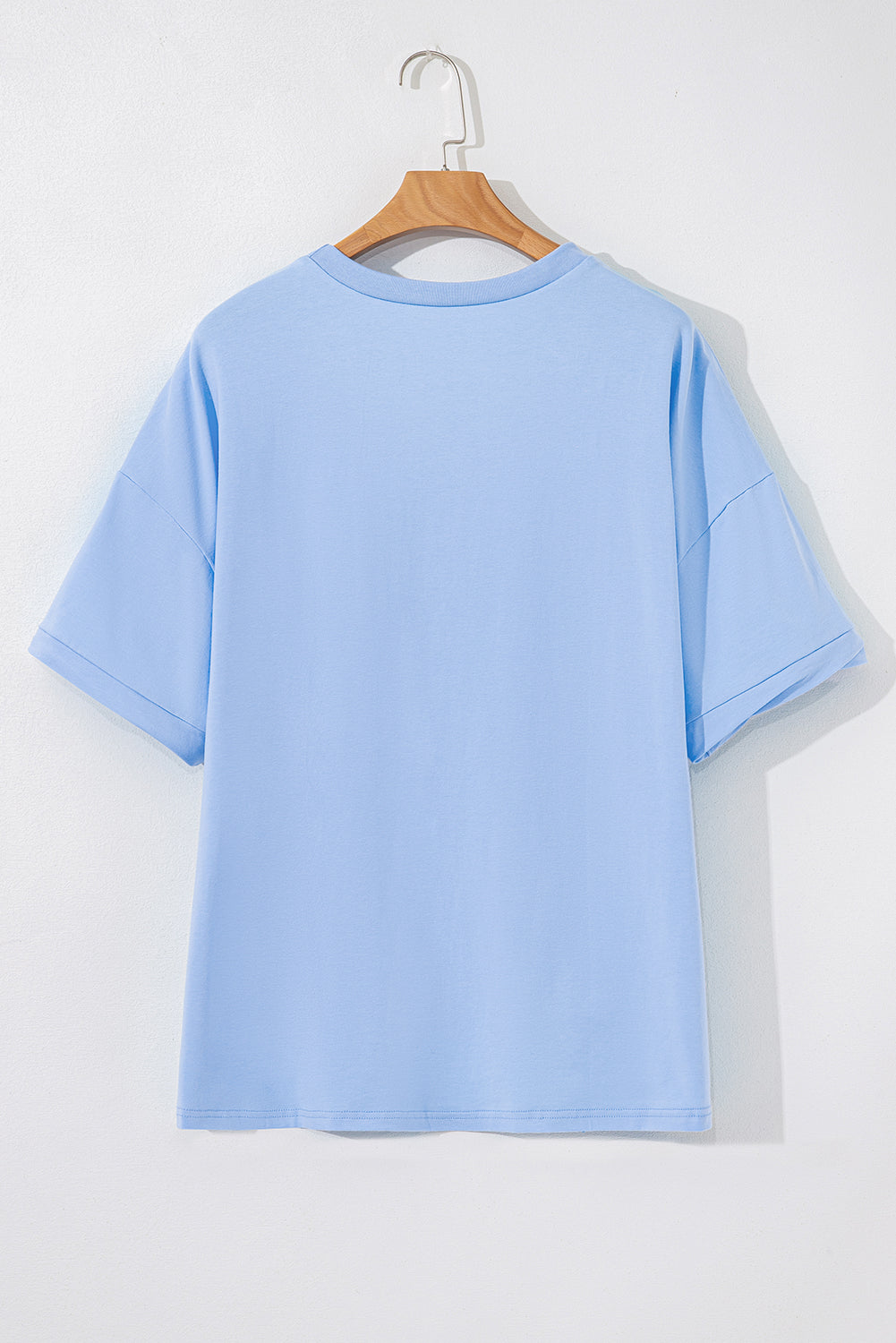 Ayra Loose Half Sleeve Hi Low Hem Top